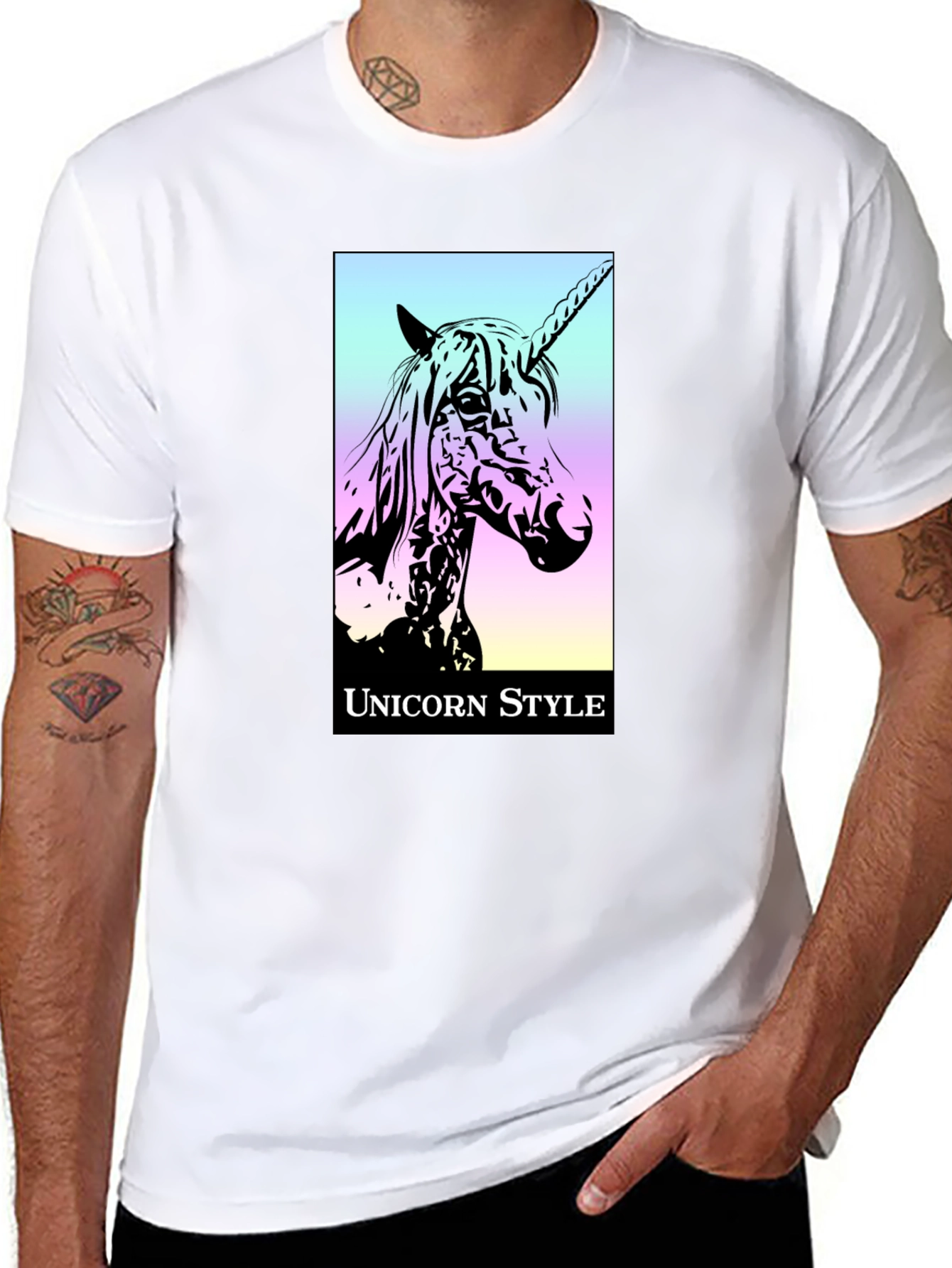 Unicorn Style Graphic T-Shirt