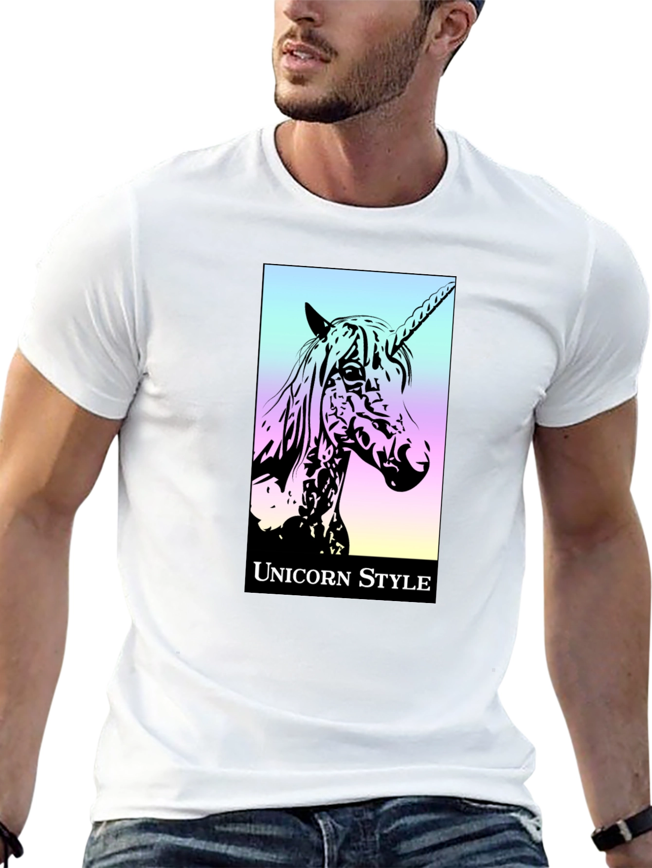 Unicorn Style Graphic T-Shirt