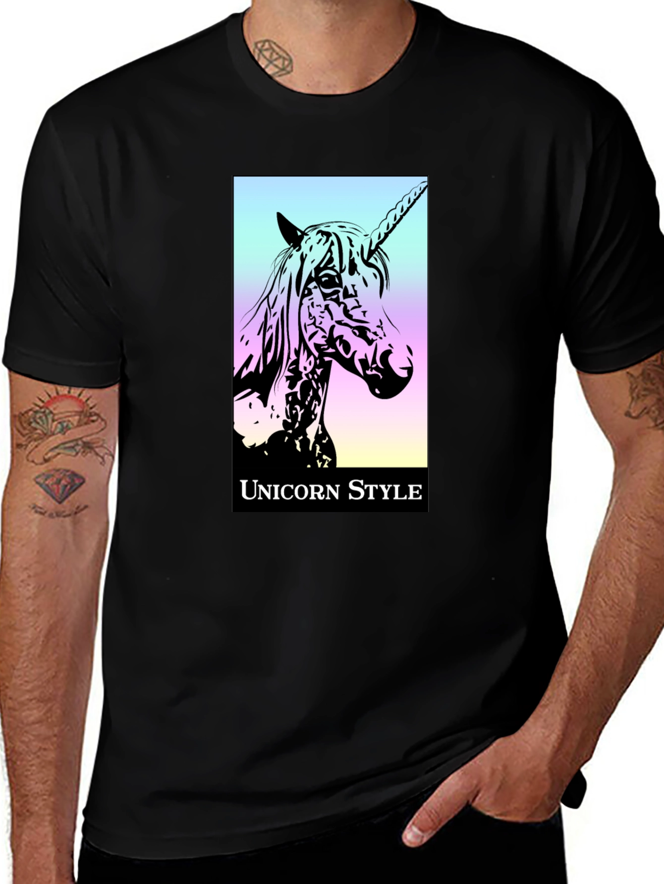 Unicorn Style Graphic T-Shirt