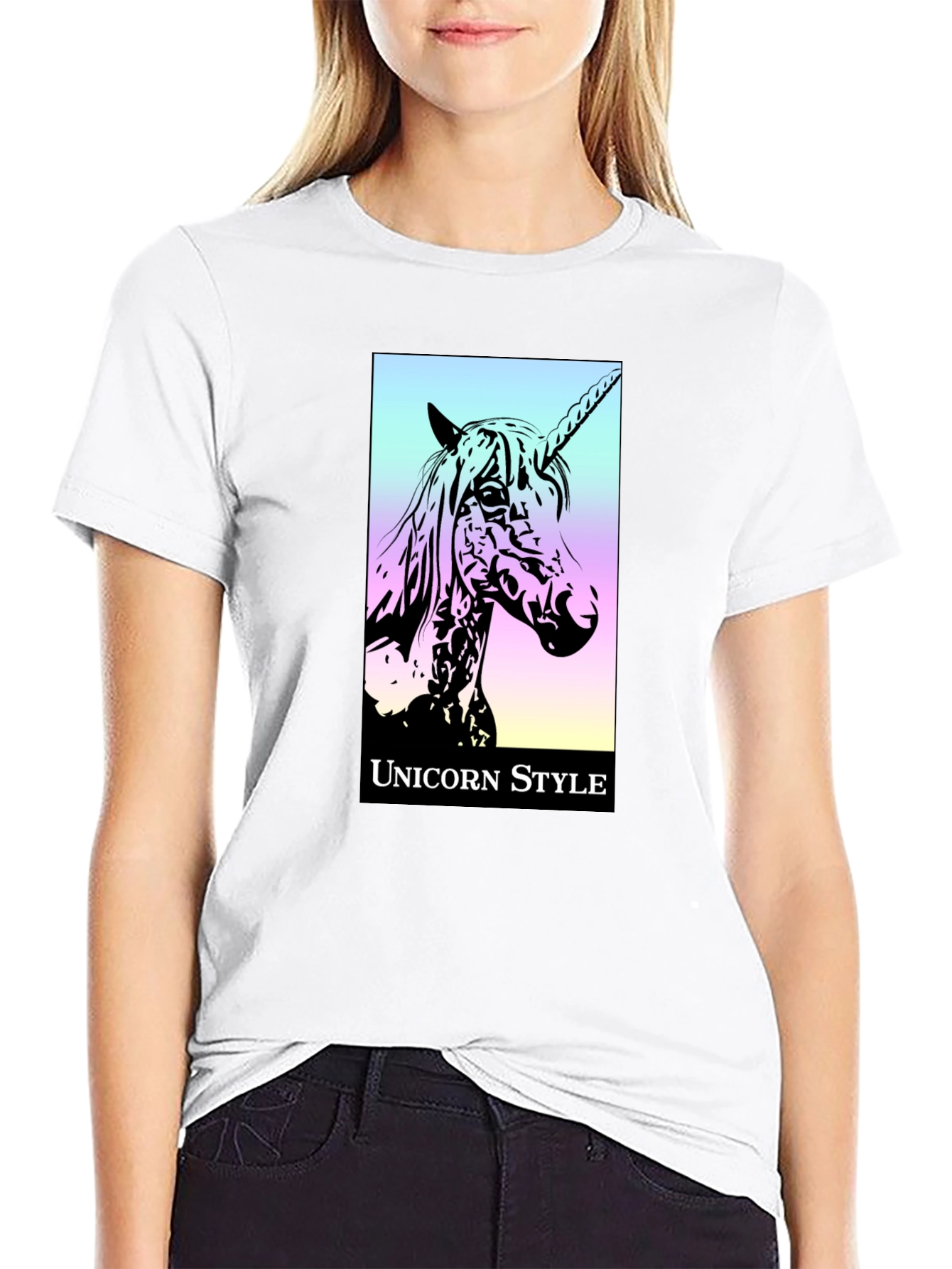 Unicorn Style Graphic T-Shirt