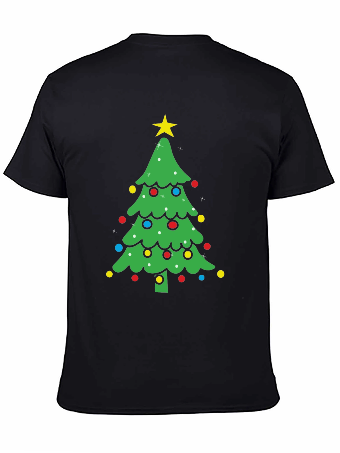Festive Christmas Tree Graphic Tee