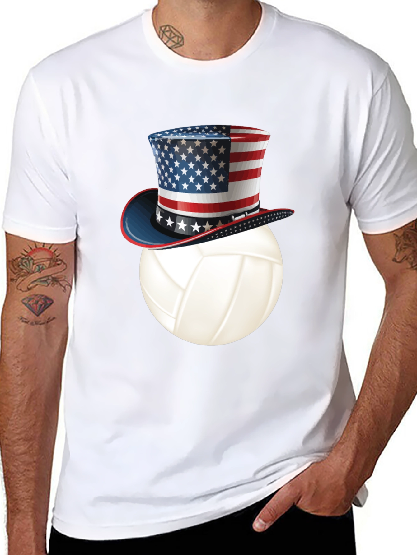 Patriotic Volleyball T-Shirt