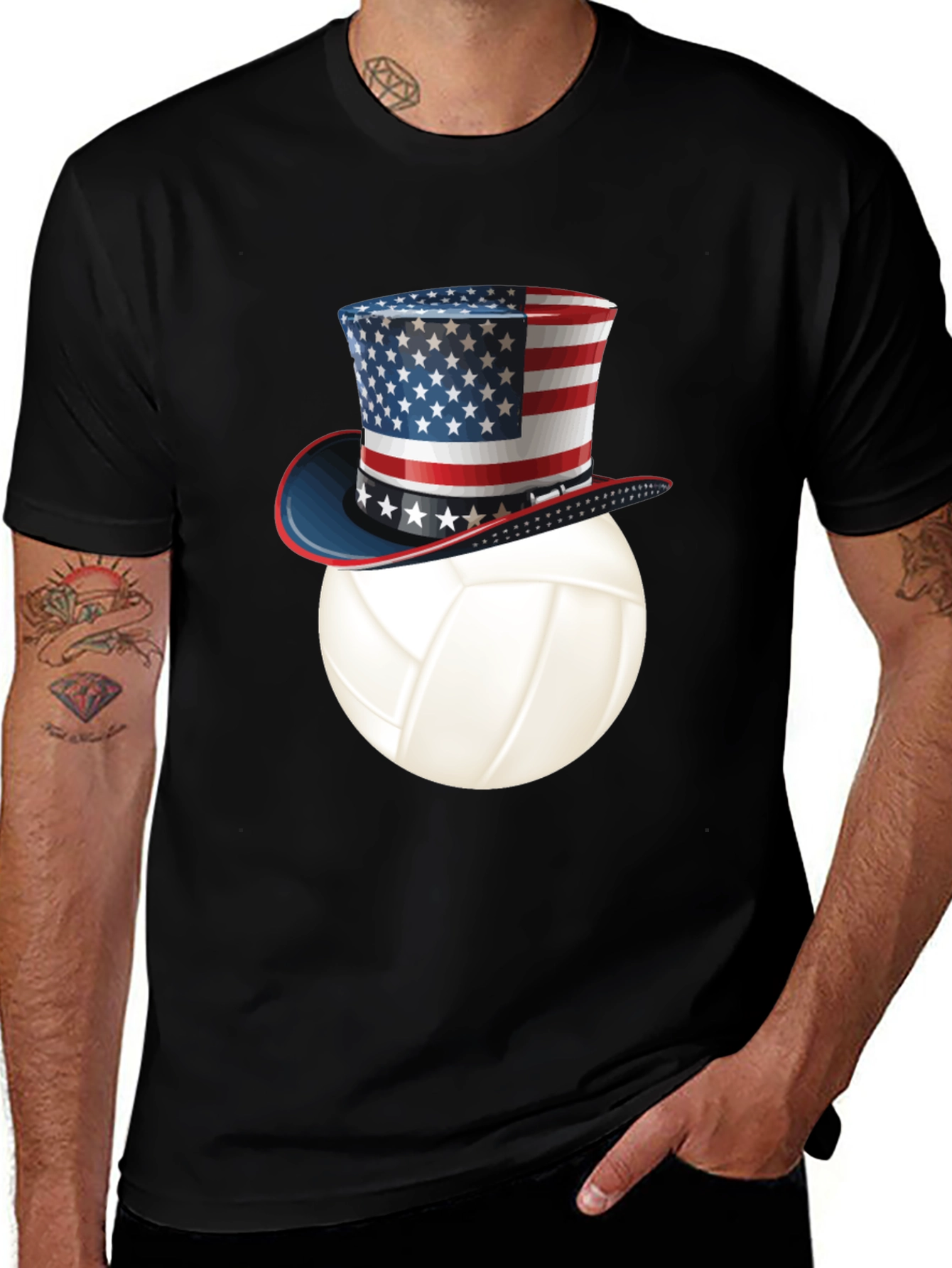 Patriotic Volleyball T-Shirt
