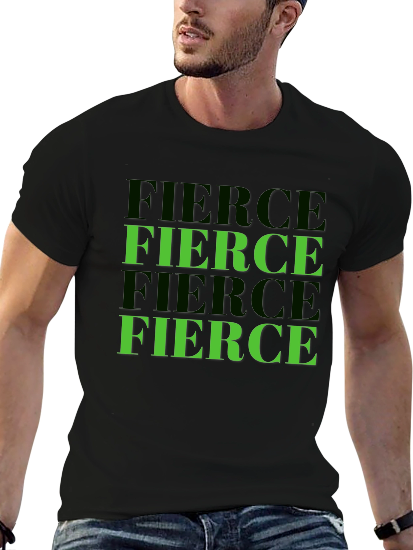 Fierce Graphic T-Shirt - Bold Print