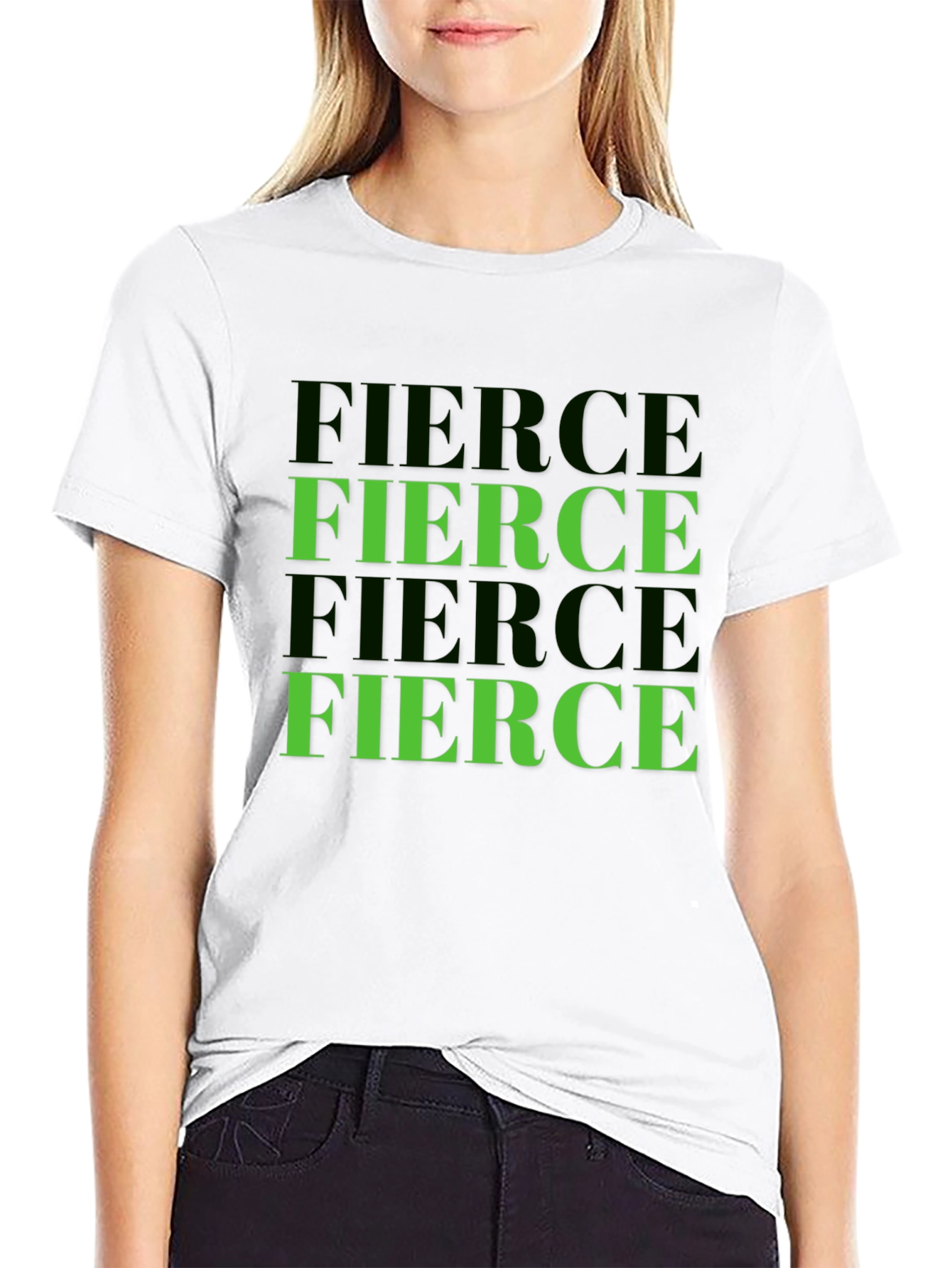 Fierce Graphic T-Shirt - Bold Print