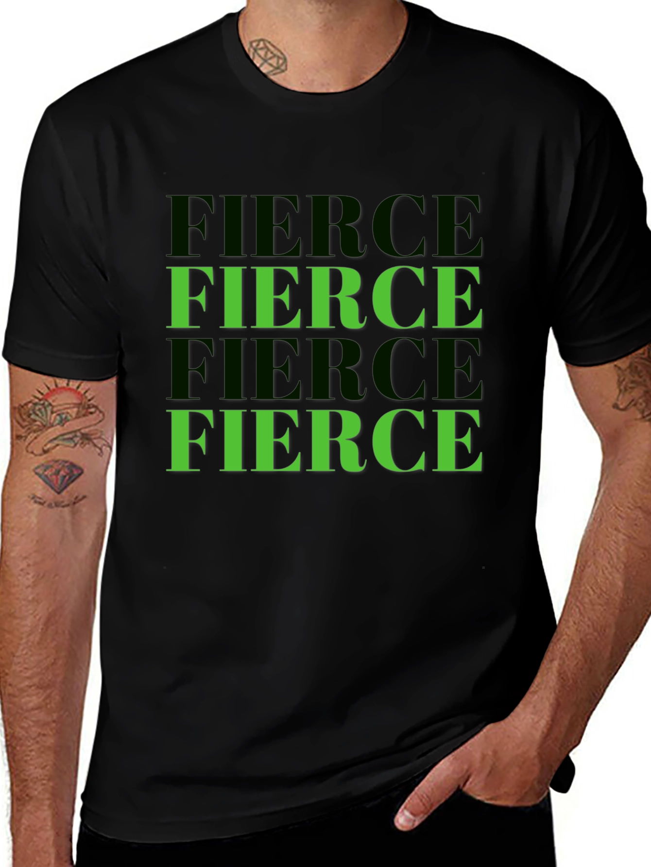 Fierce Graphic T-Shirt - Bold Print