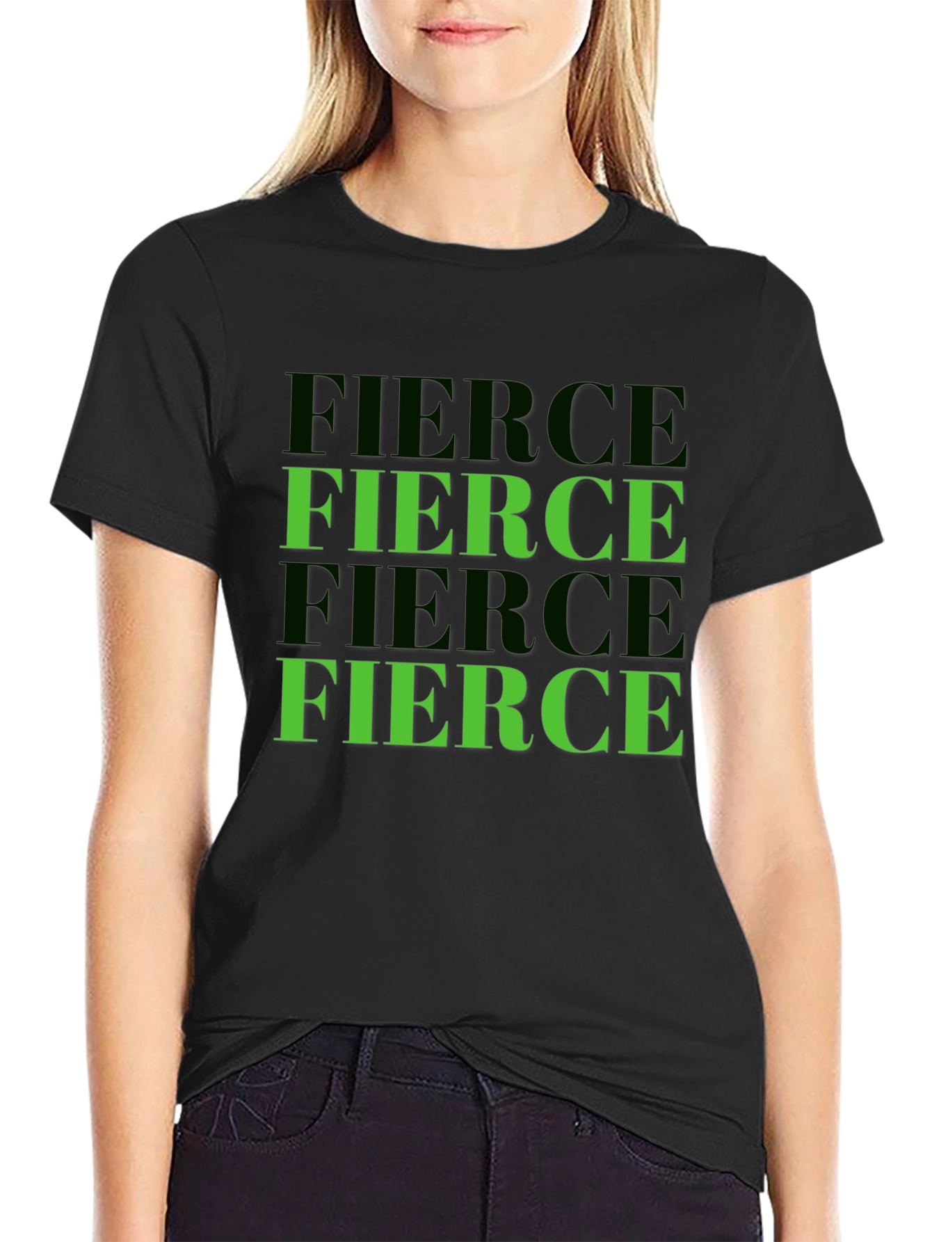 Fierce Graphic T-Shirt - Bold Print