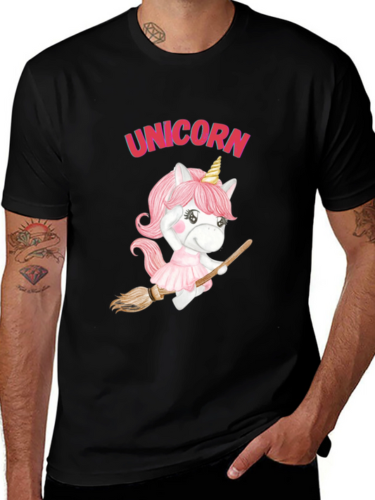 Unicorn Graphic Tee - Cute Cartoon Design