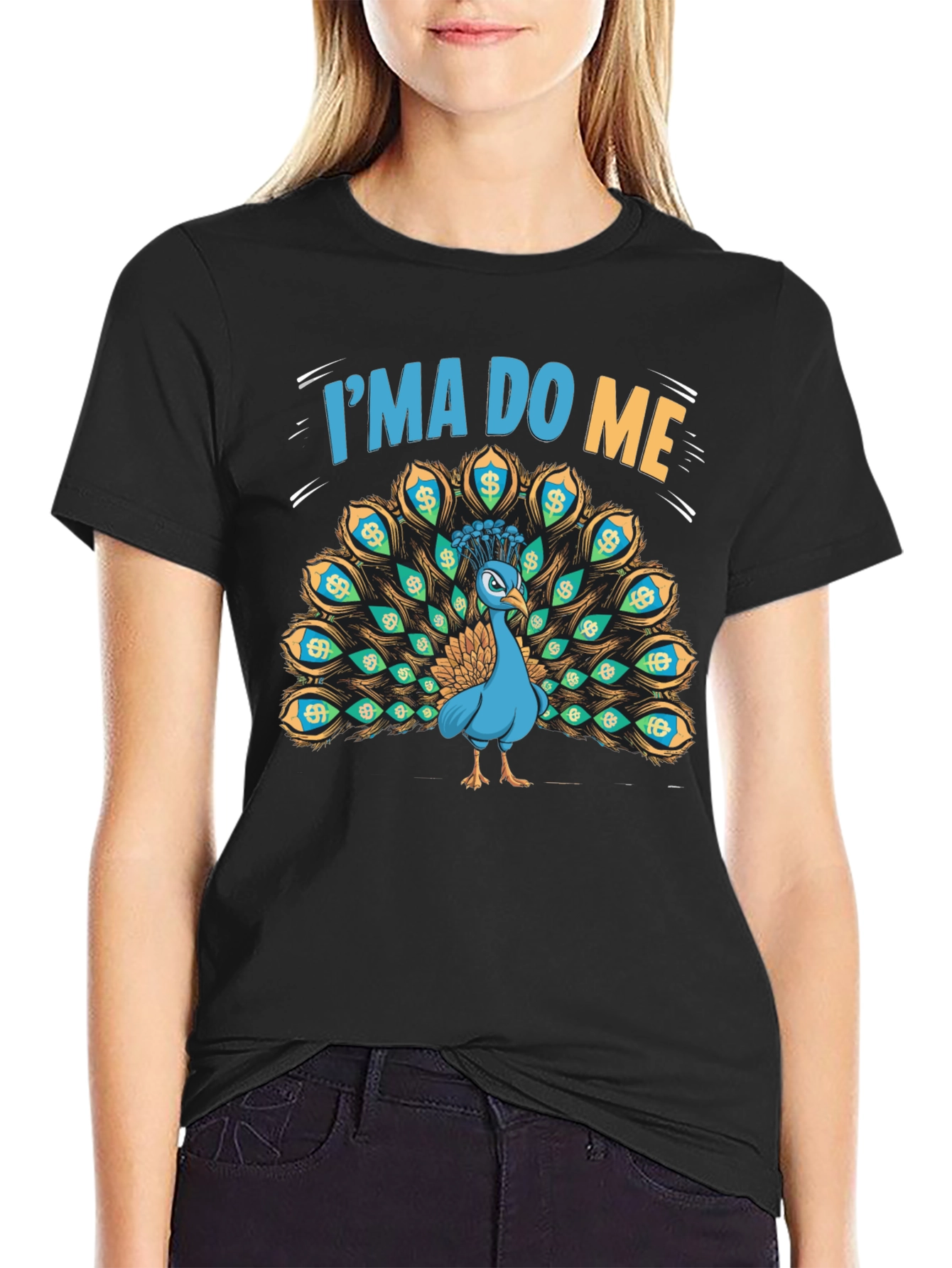 IMA DO ME Peacock Graphic Tee