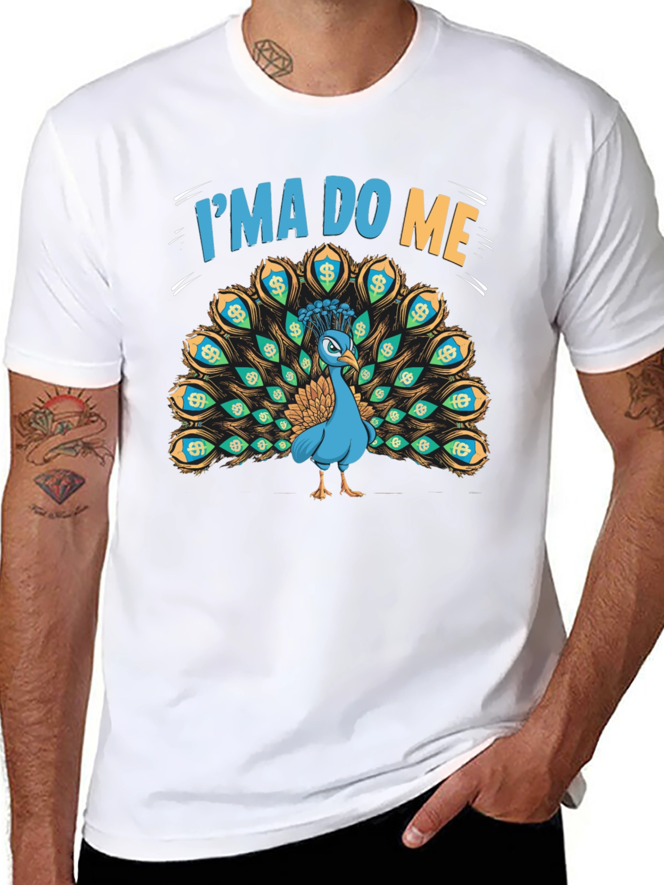 IMA DO ME Peacock Graphic Tee