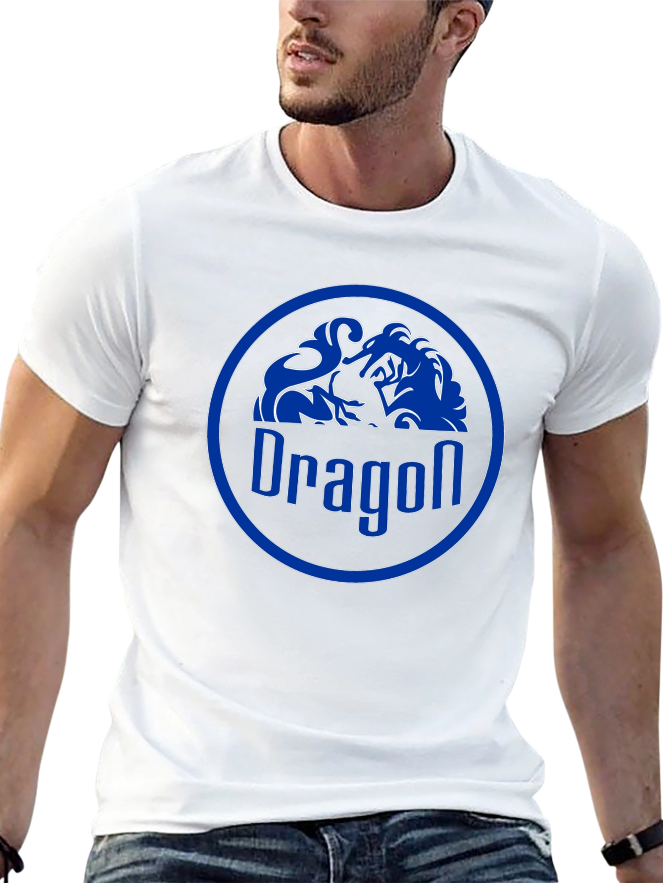 Dragon Logo Black T-Shirt - Stylish Graphic Tee