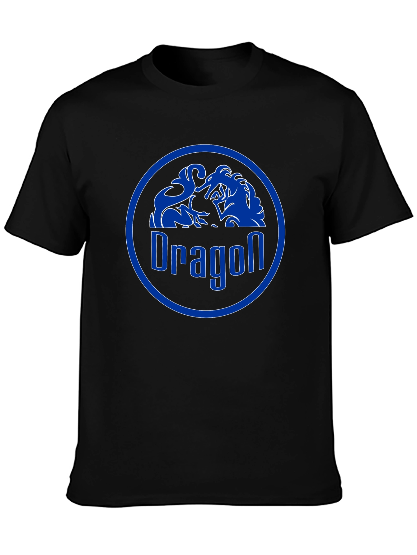 Dragon Logo Black T-Shirt - Stylish Graphic Tee