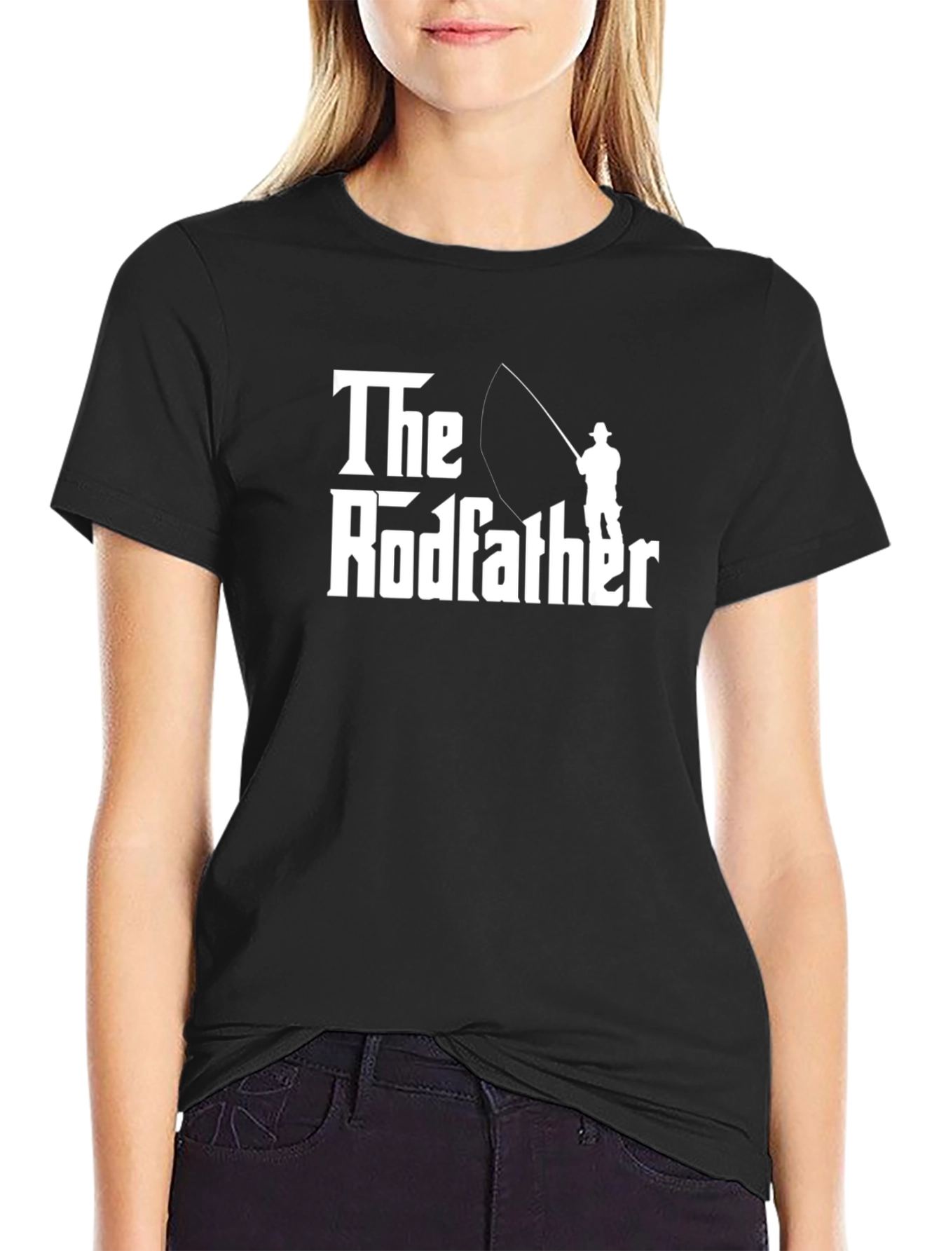 The Rodfather Fishing T-Shirt - Funny Fisherman Gift