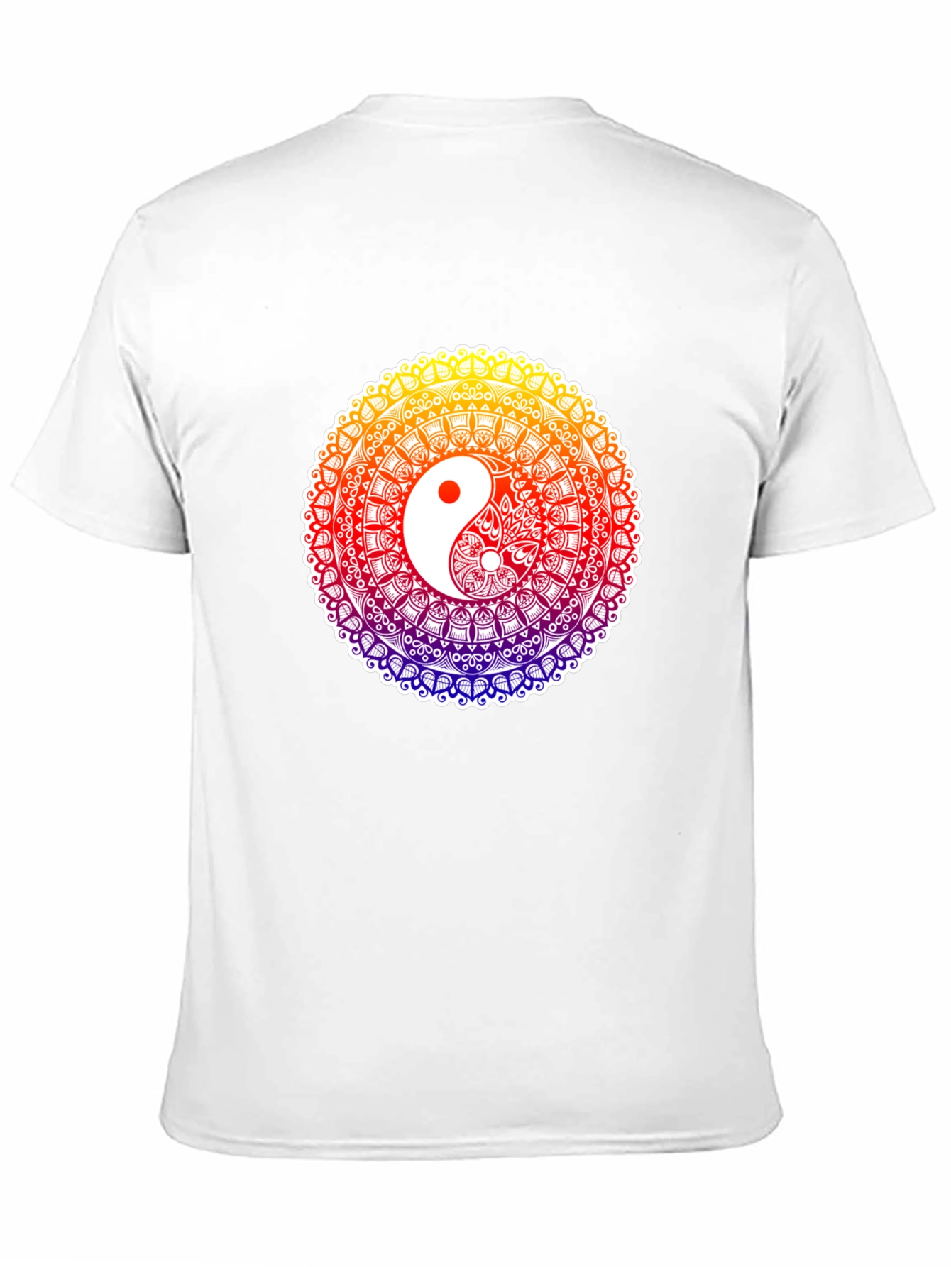 Yin Yang Mandala T-Shirt - Harmony & Balance