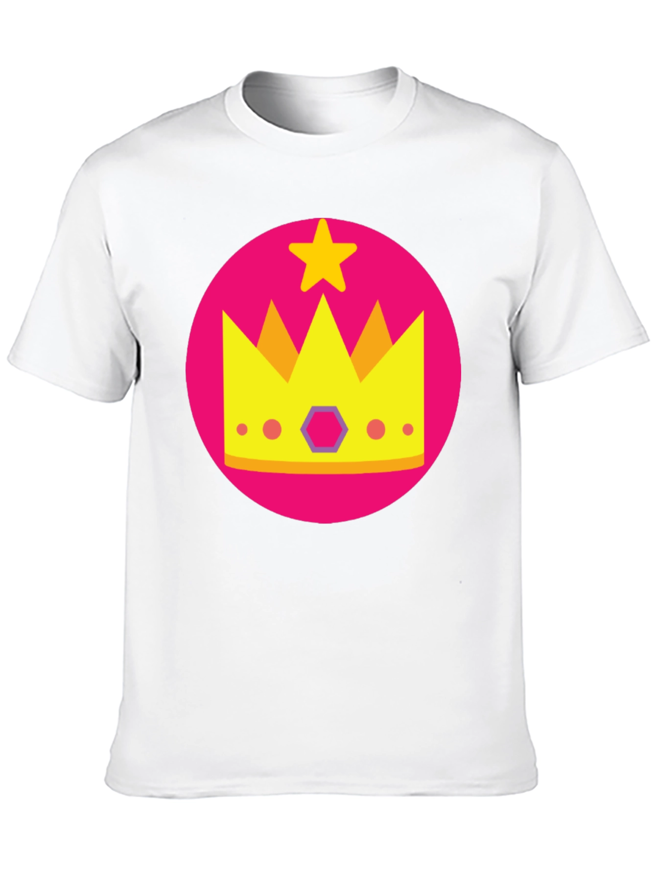 Crown Star Graphic Black T-Shirt