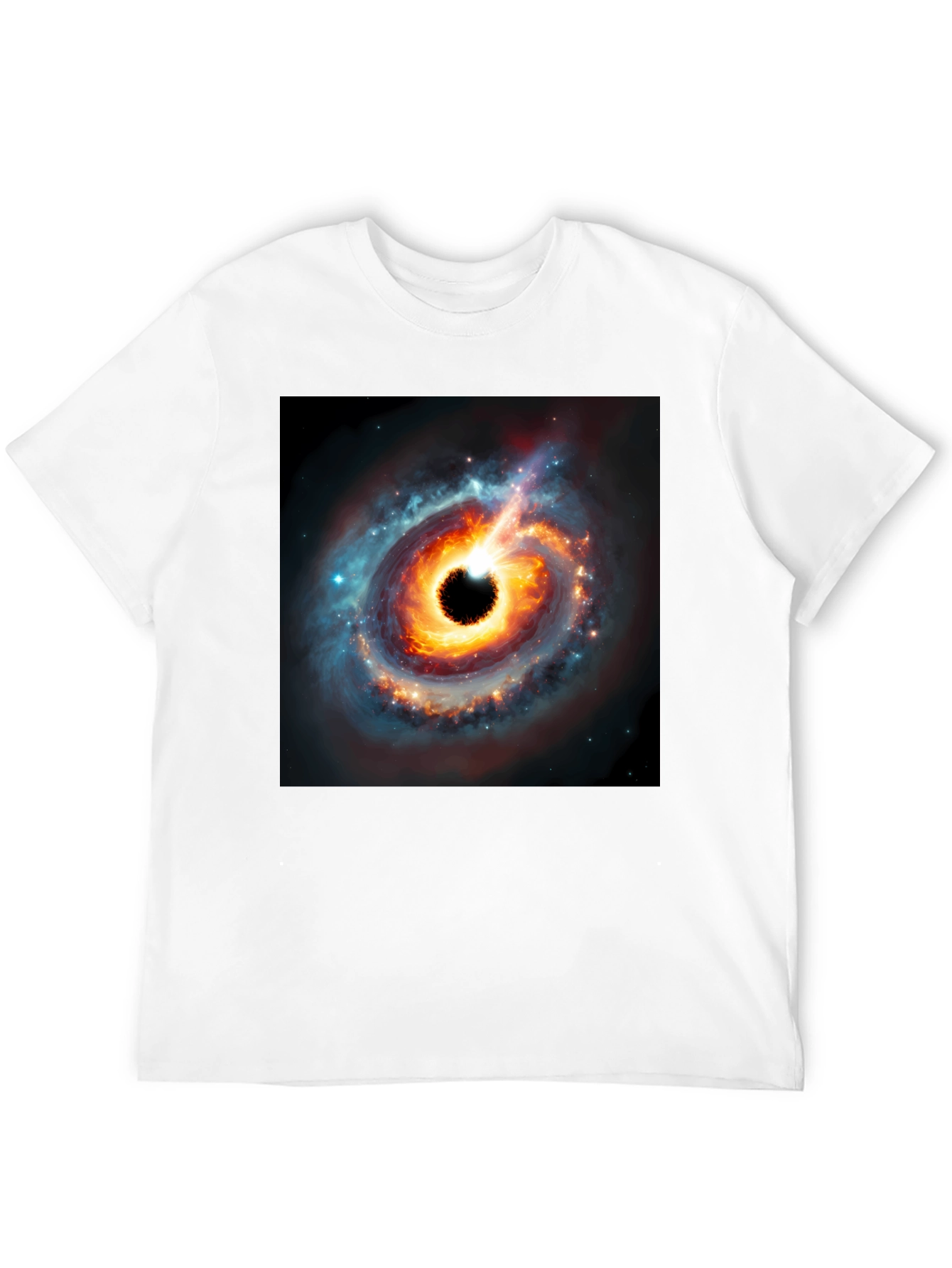 Black Hole Graphic Tee - Cosmic Style