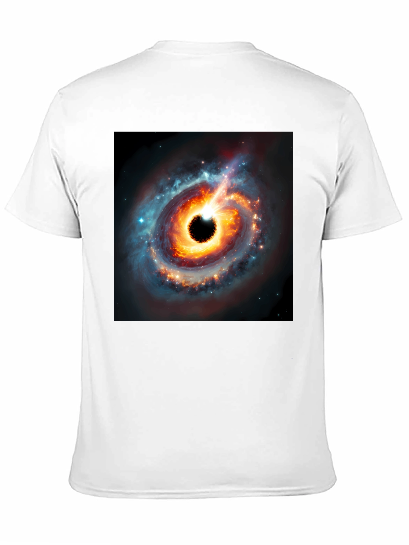 Black Hole Graphic Tee - Cosmic Style