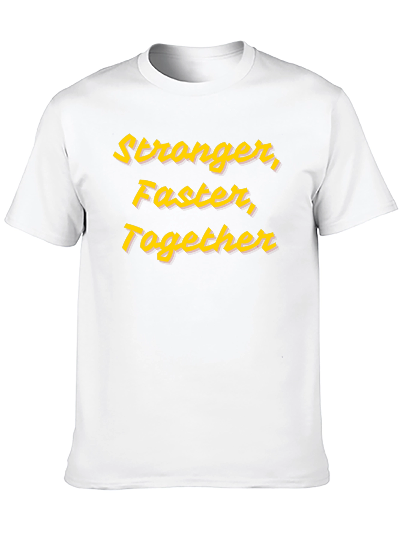 Stronger Faster Together Graphic Tee - Black