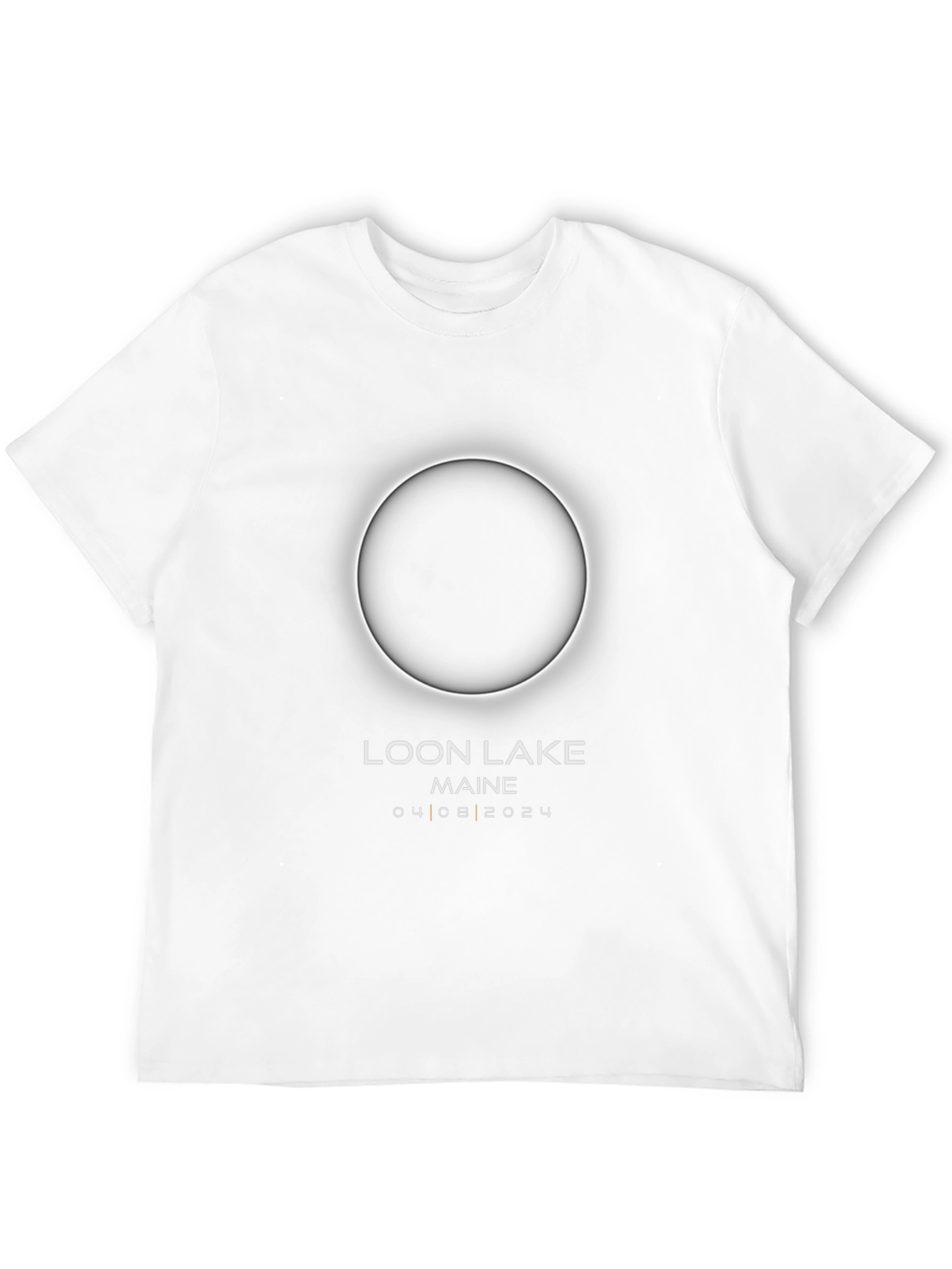 Loon Lake Maine 2024 Eclipse T-Shirt
