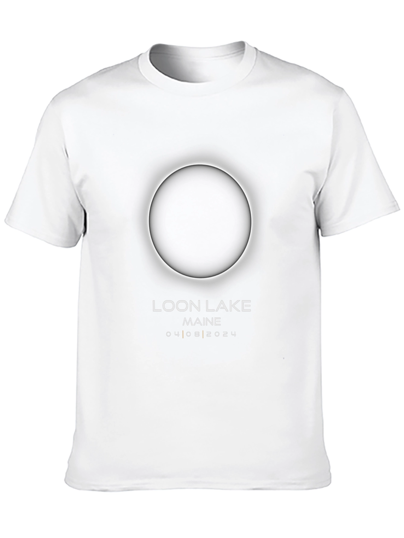 Loon Lake Maine 2024 Eclipse T-Shirt