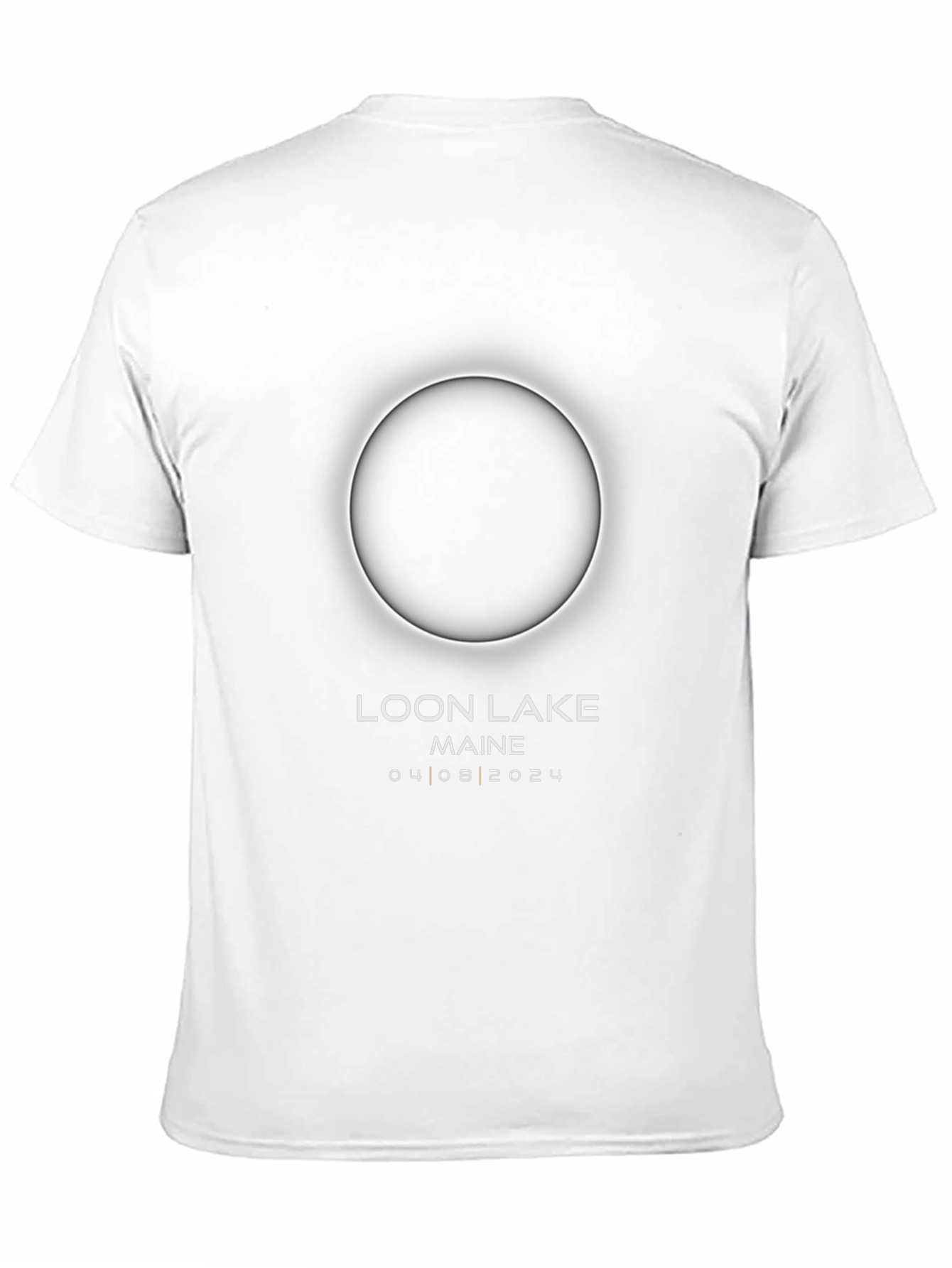 Loon Lake Maine 2024 Eclipse T-Shirt