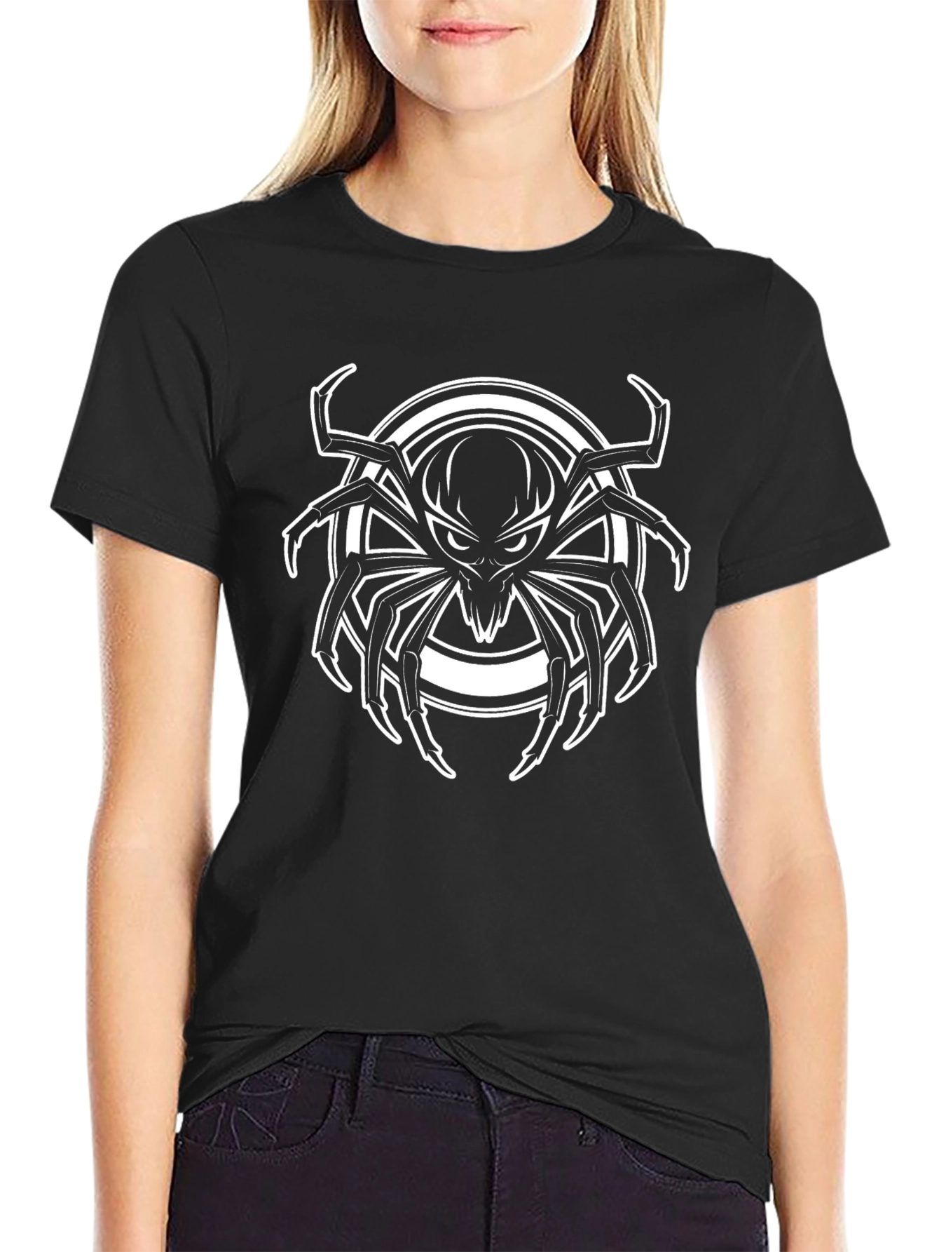 Spider Graphic Black T-Shirt