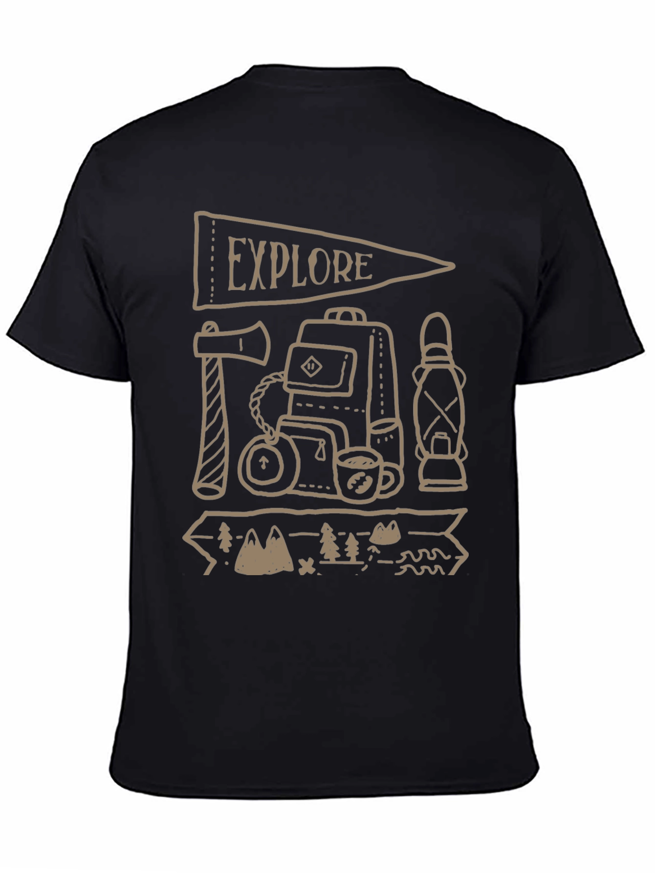 Explore Adventure Tee: Camping Graphic T-Shirt