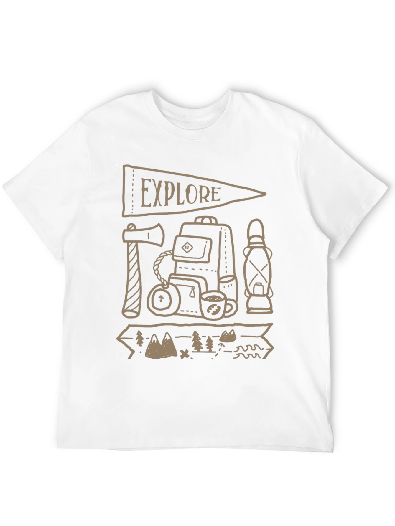 Explore Adventure Tee: Camping Graphic T-Shirt