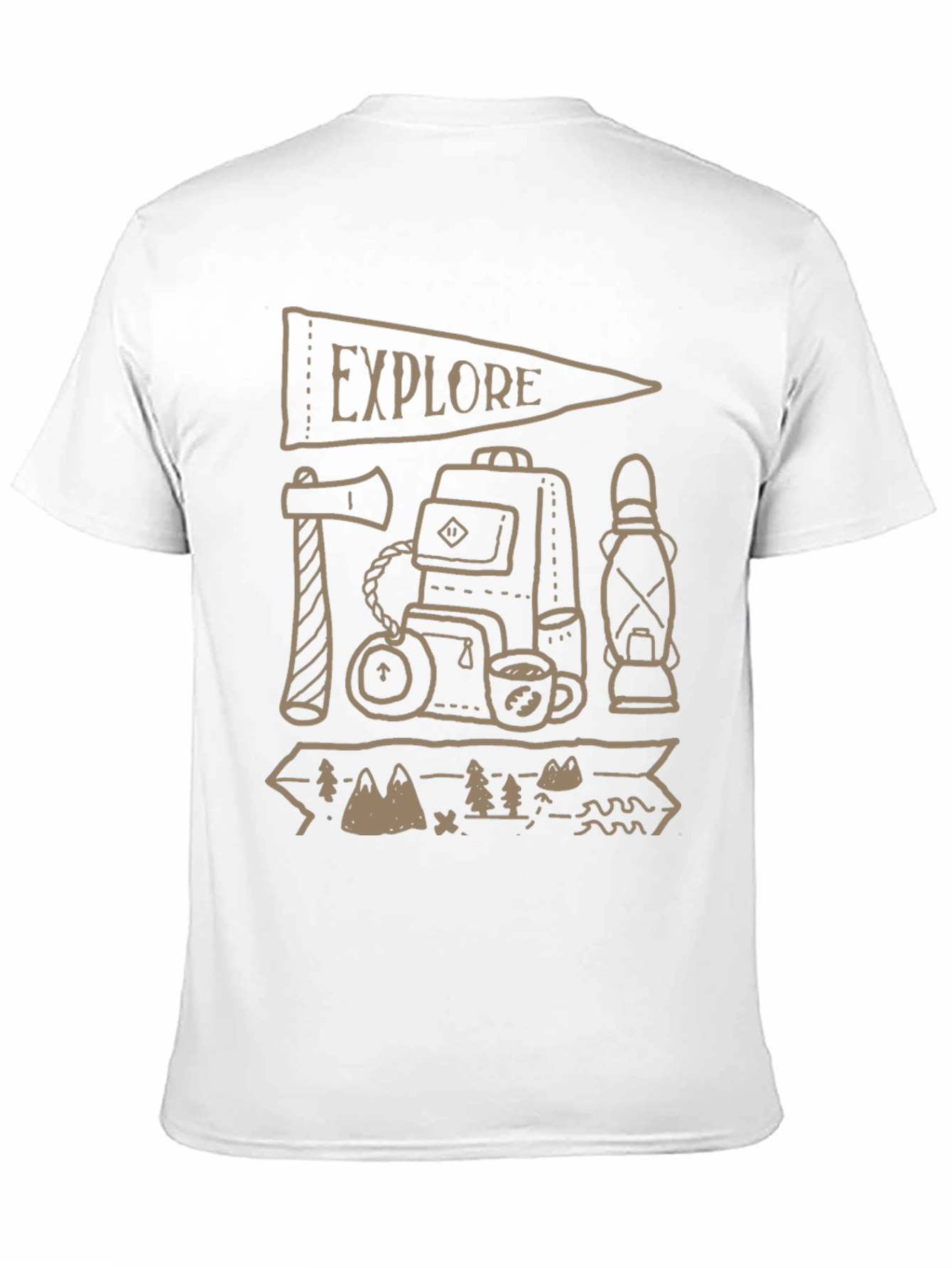 Explore Adventure Tee: Camping Graphic T-Shirt