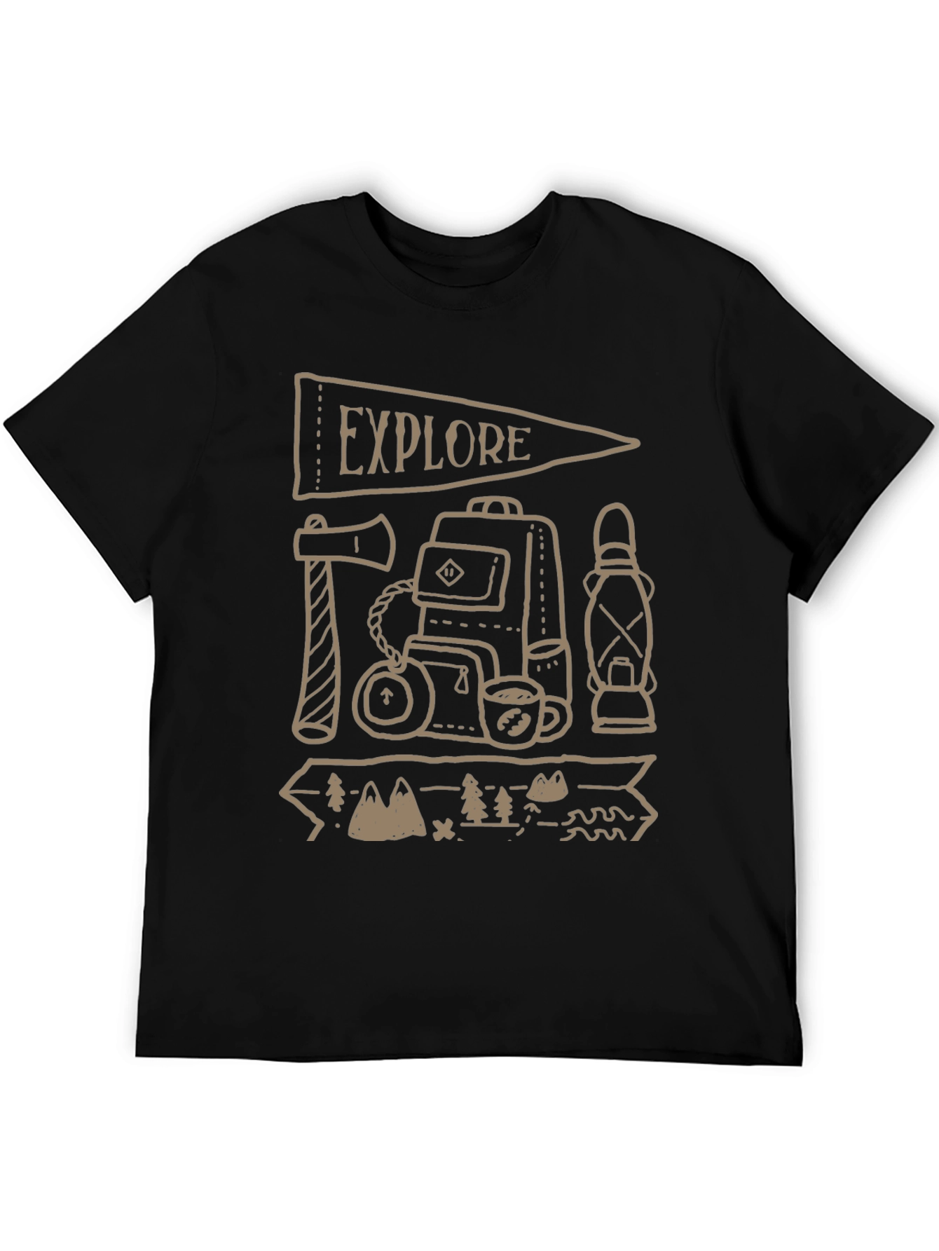 Explore Adventure Tee: Camping Graphic T-Shirt
