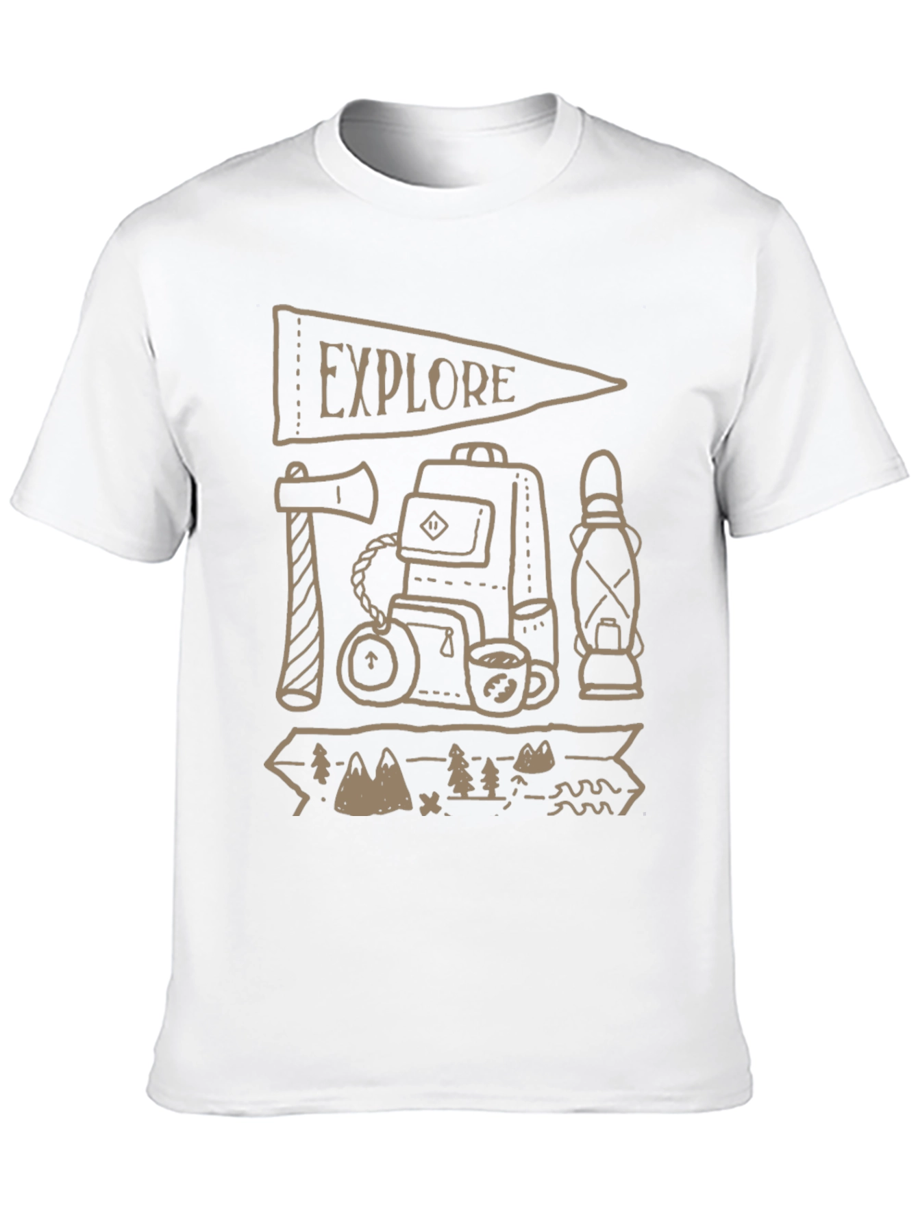 Explore Adventure Tee: Camping Graphic T-Shirt