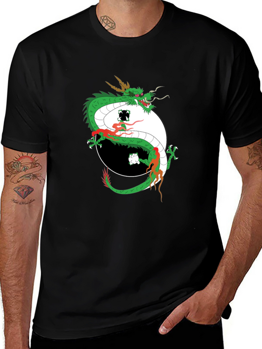 Dragon Yin Yang Graphic Tee