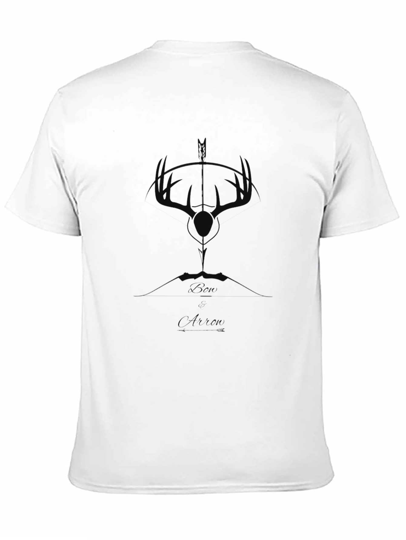 Bow & Arrow Graphic Black T-Shirt