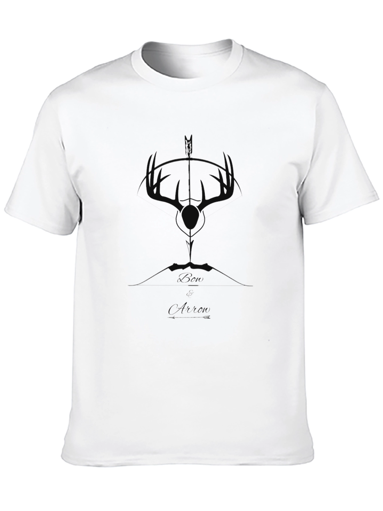 Bow & Arrow Graphic Black T-Shirt