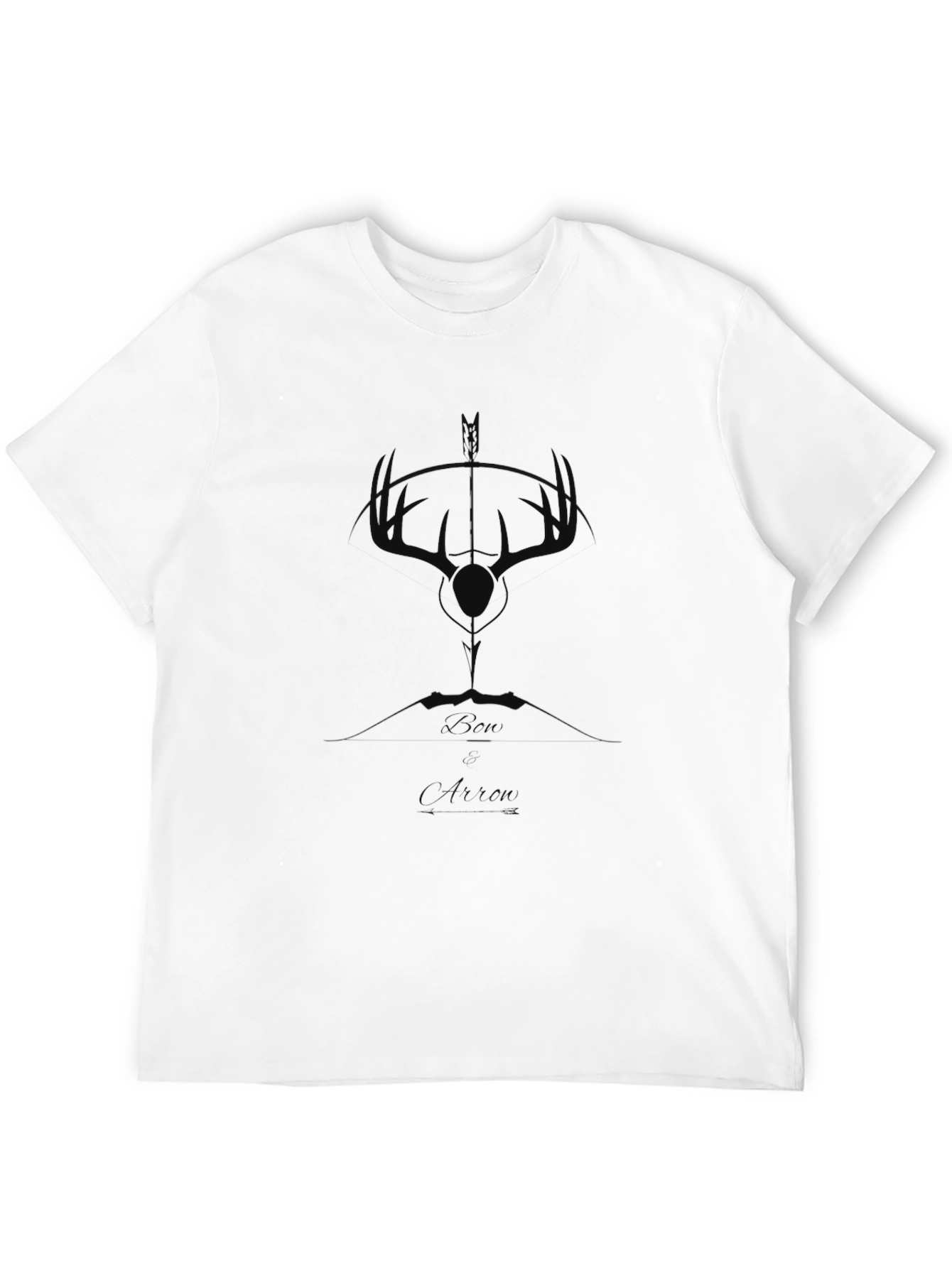 Bow & Arrow Graphic Black T-Shirt
