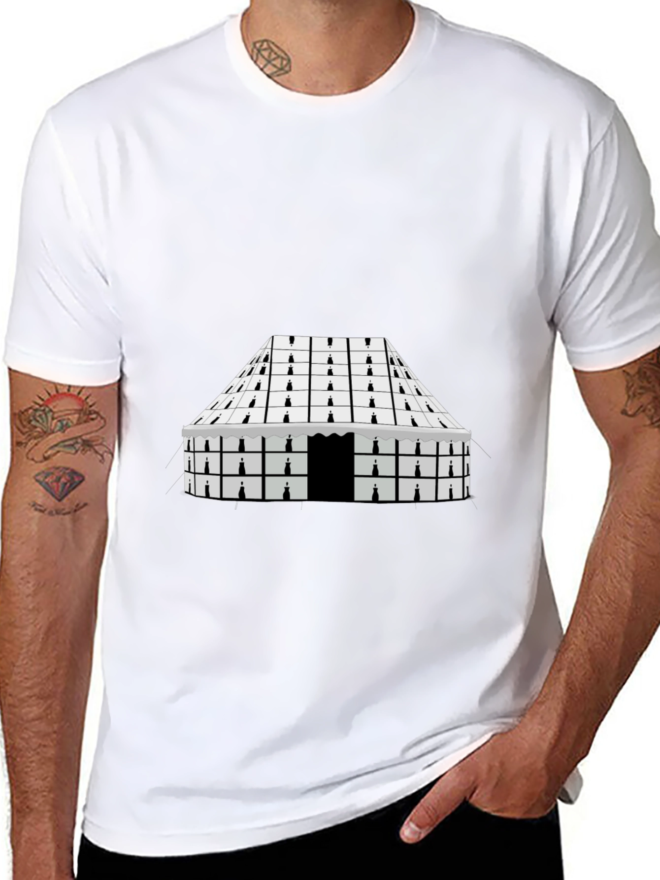 Abstract Geometric Pattern T-Shirt