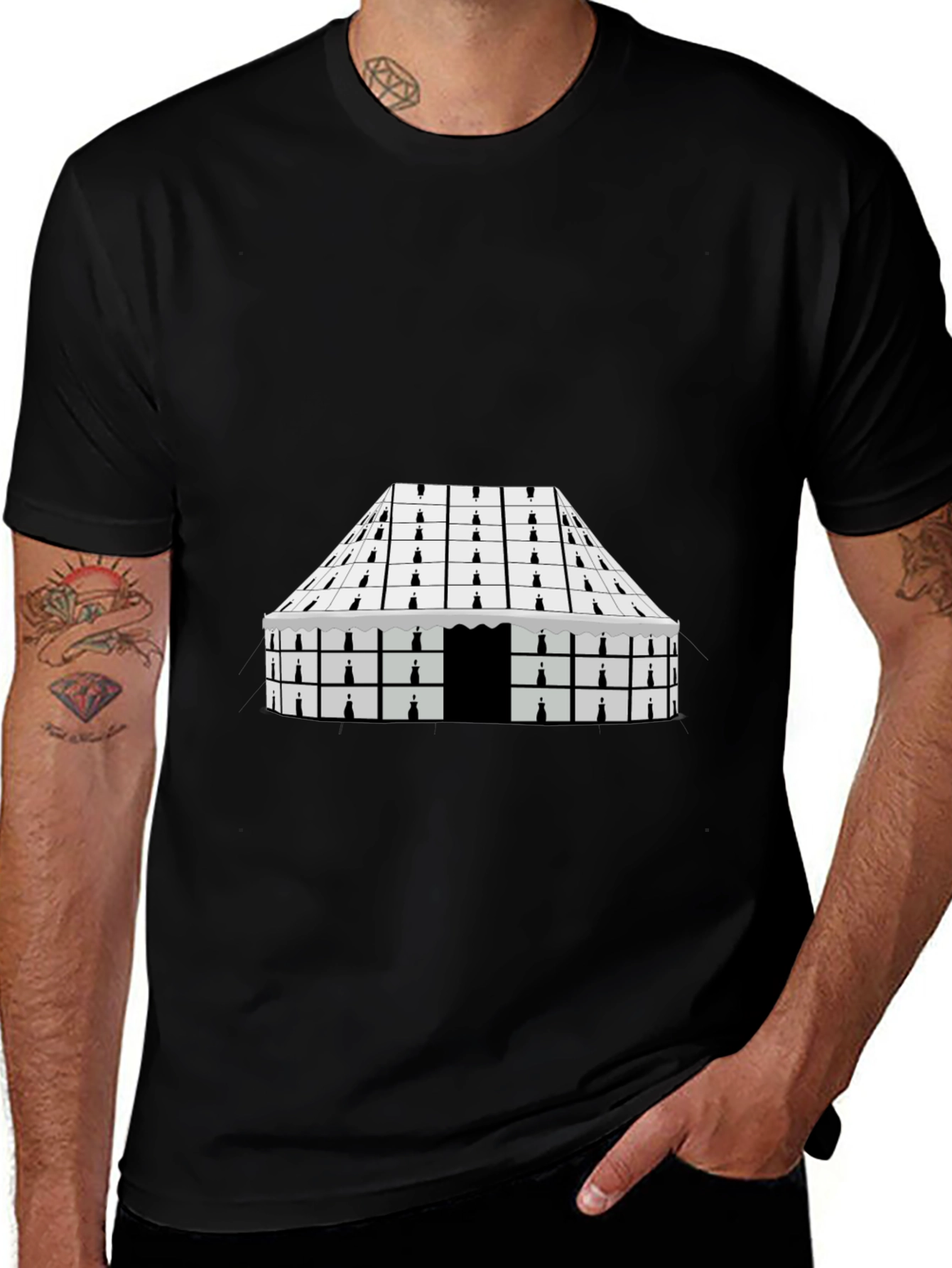 Abstract Geometric Pattern T-Shirt