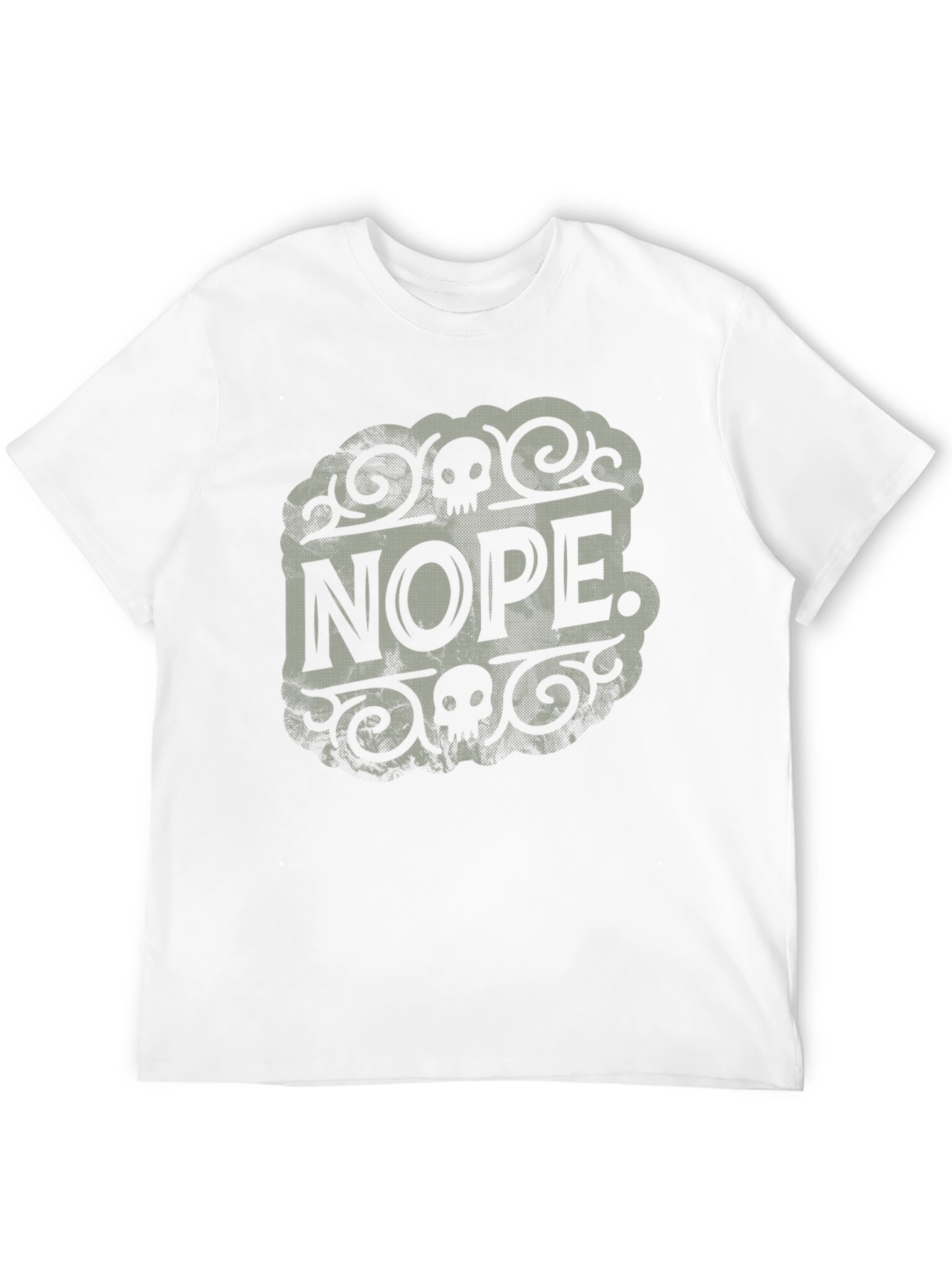 Nope Graphic Tee - Black Cotton T-Shirt