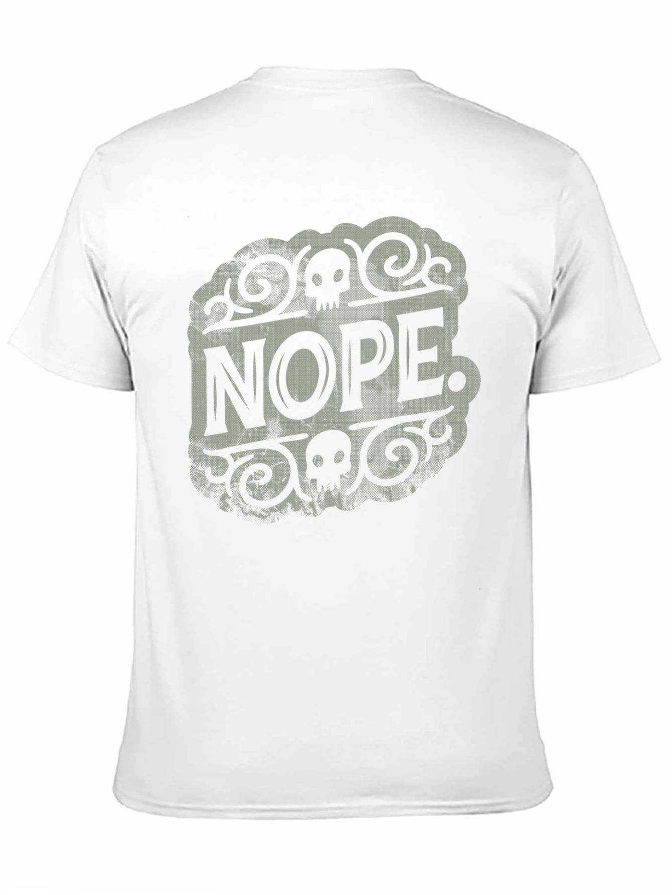 Nope Graphic Tee - Black Cotton T-Shirt