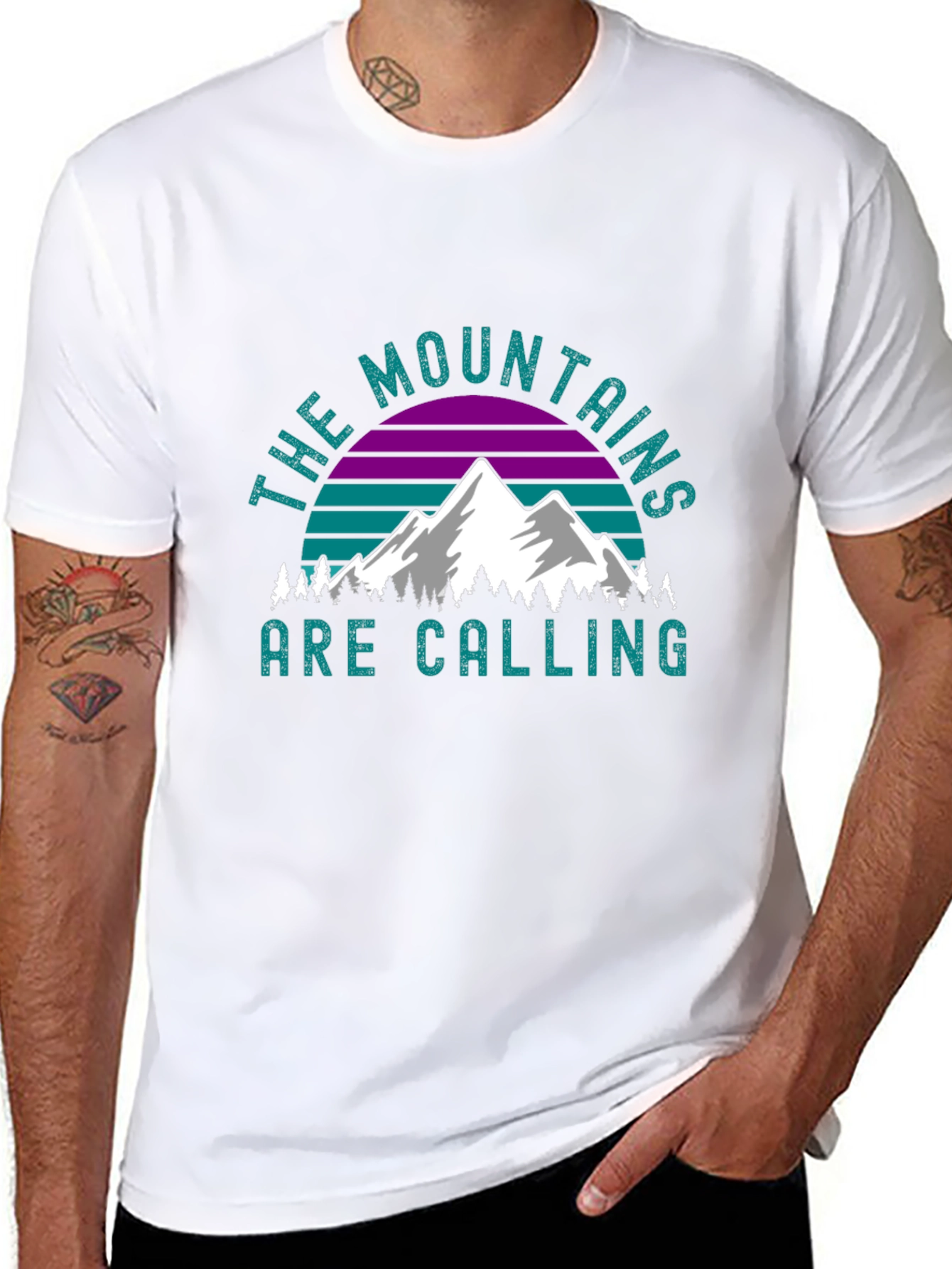 The Mountains Are Calling Graphic Tee