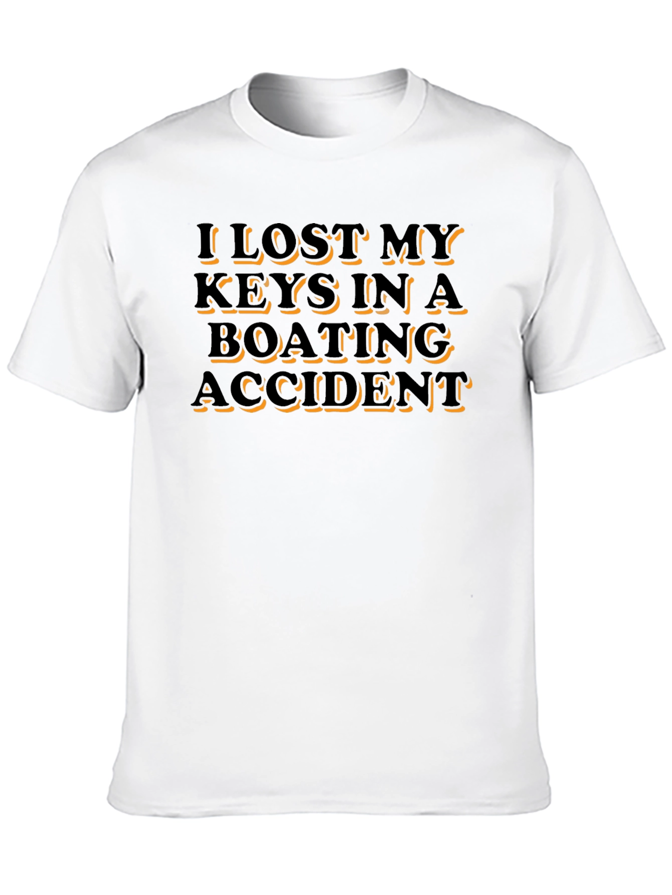 Humorous Keys Boating Accident Graphic Tee