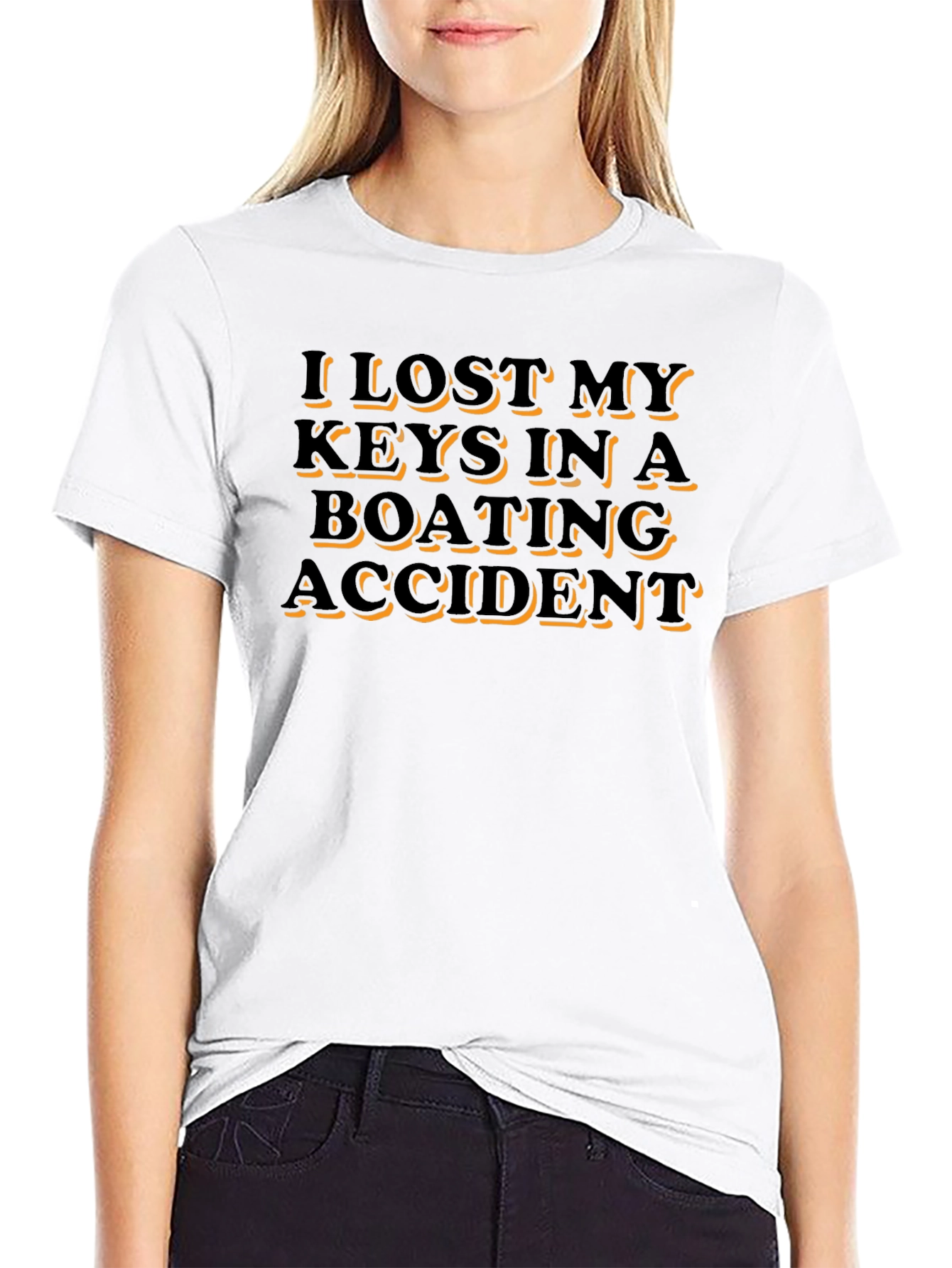 Humorous Keys Boating Accident Graphic Tee