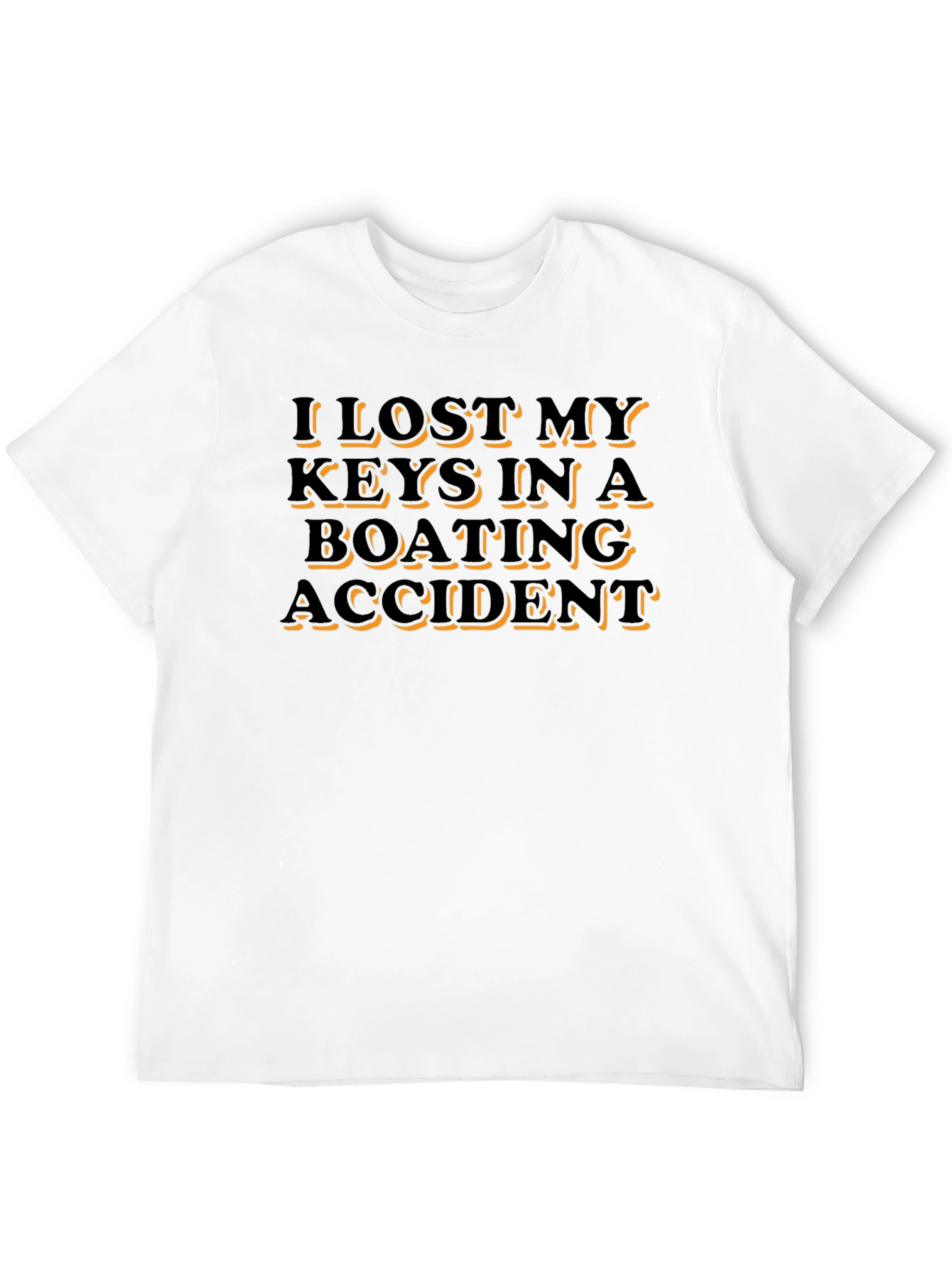 Humorous Keys Boating Accident Graphic Tee