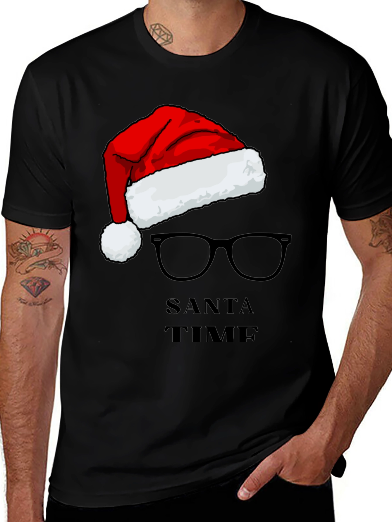 Santa Time T-Shirt - Holiday Apparel