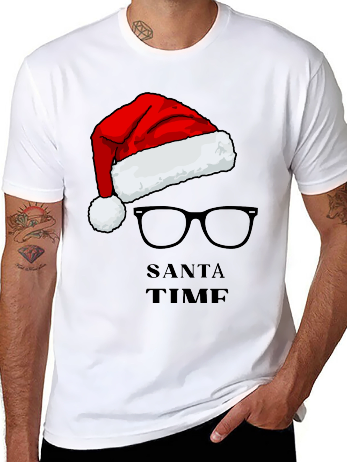 Santa Time T-Shirt - Holiday Apparel