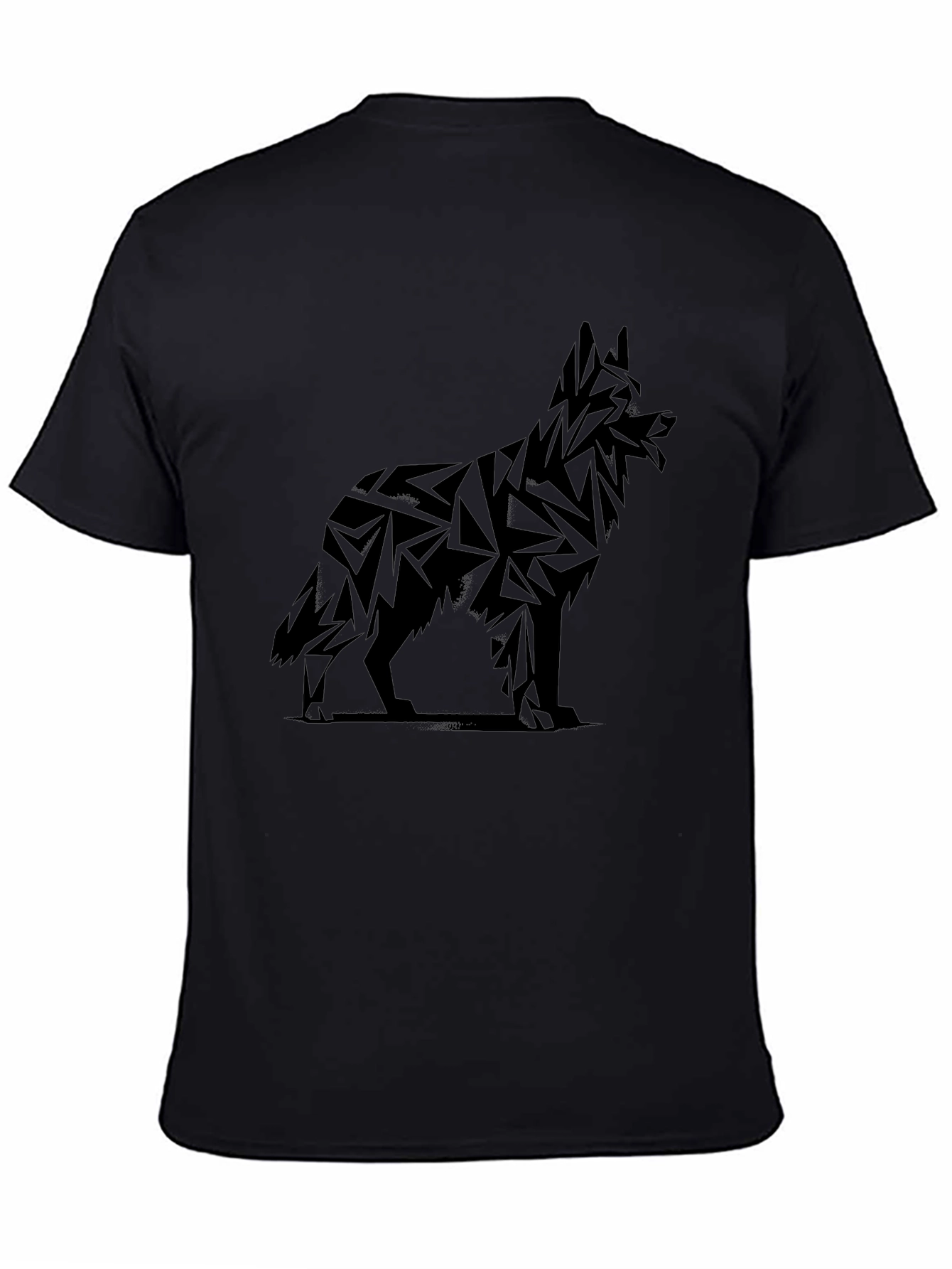 Geometric German Shepherd Graphic Tee