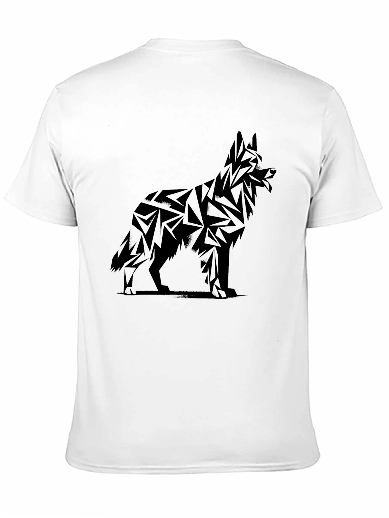 Geometric German Shepherd Graphic Tee