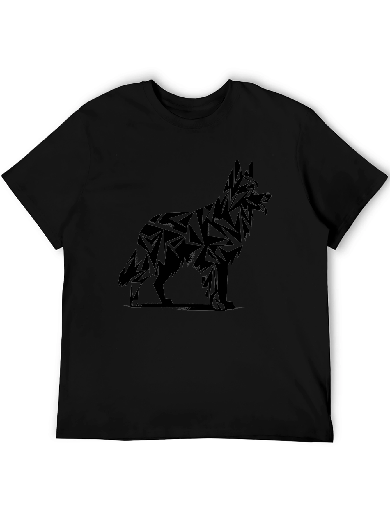 Geometric German Shepherd Graphic Tee