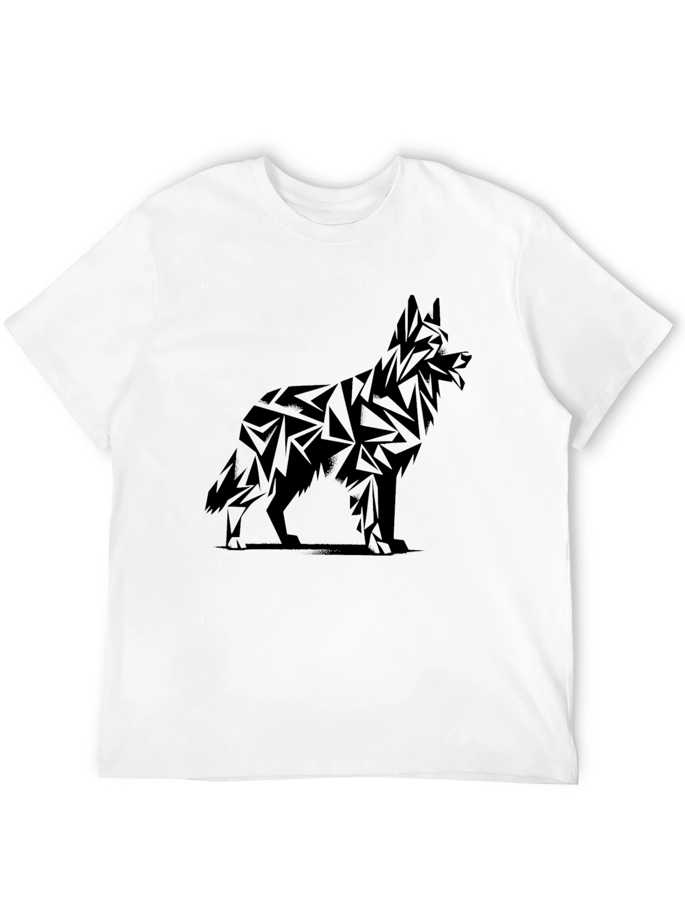 Geometric German Shepherd Graphic Tee
