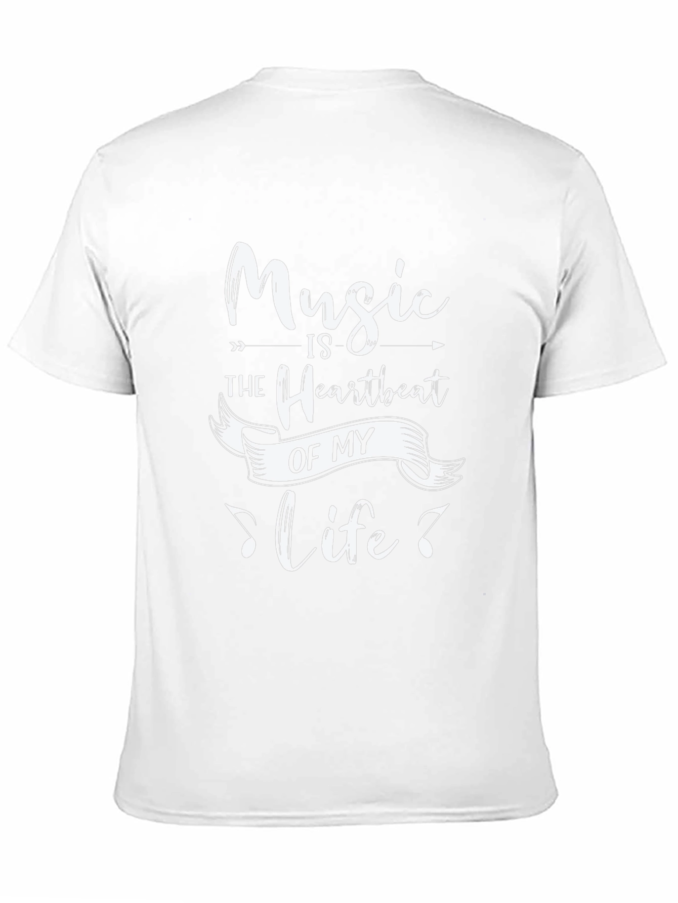 Music is the Heartbeat of My Life T-Shirt